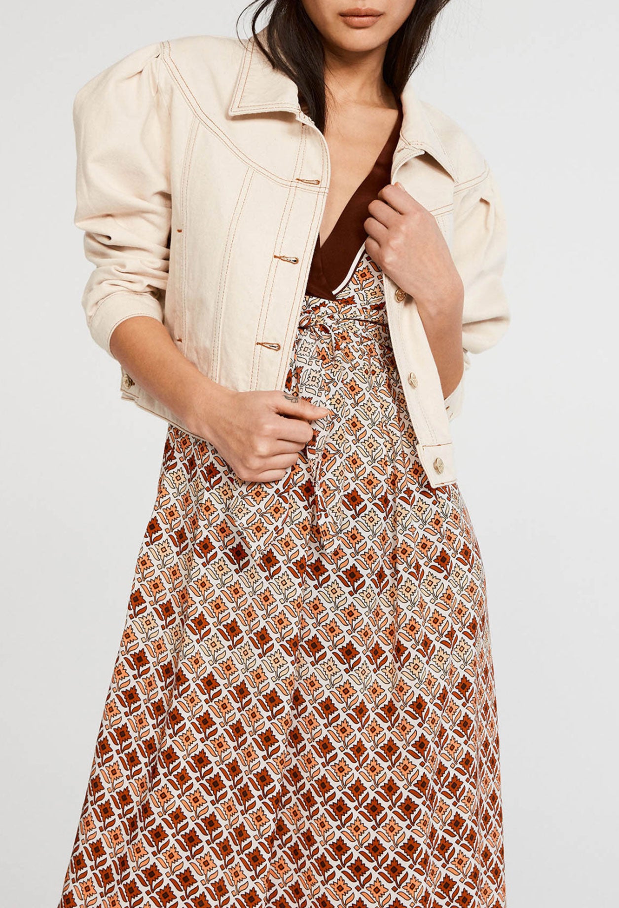 Robe midi à nouer Faume - seconde main