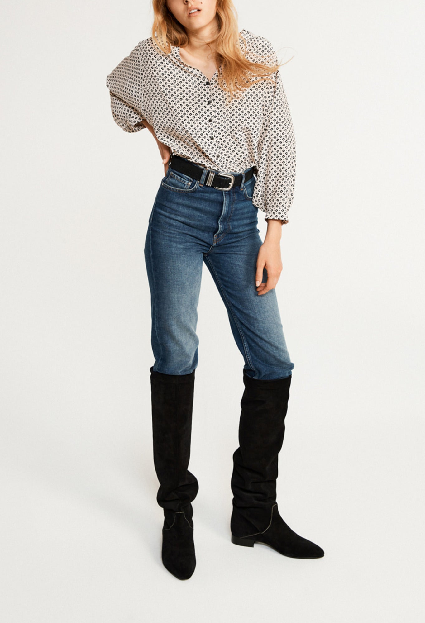 Blouse imprimée Faume - seconde main