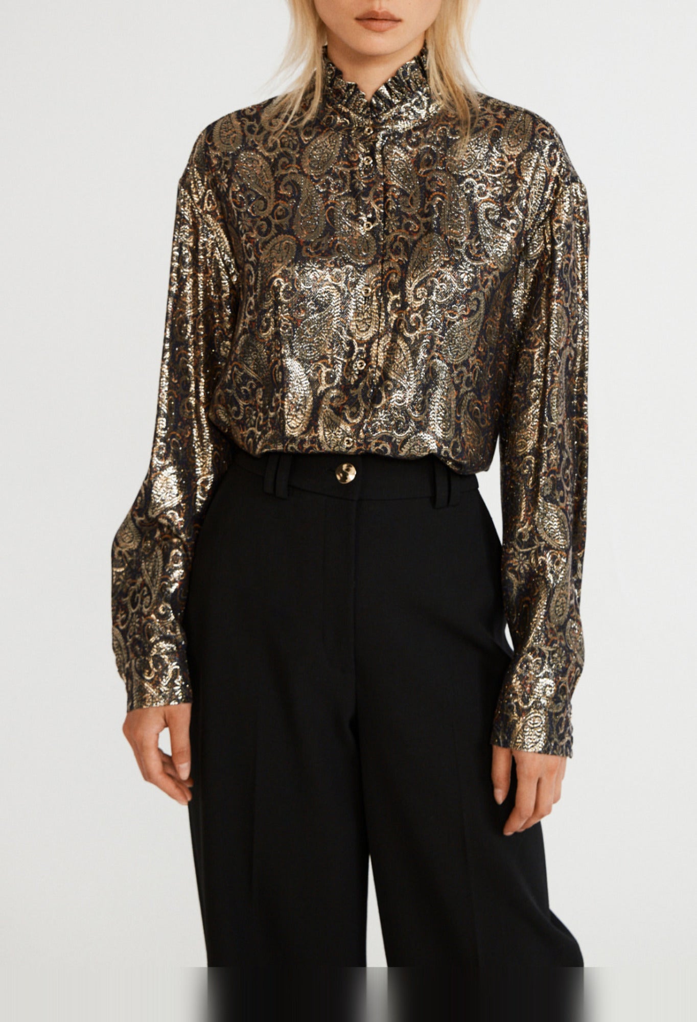 Top à motifs Faume - seconde main