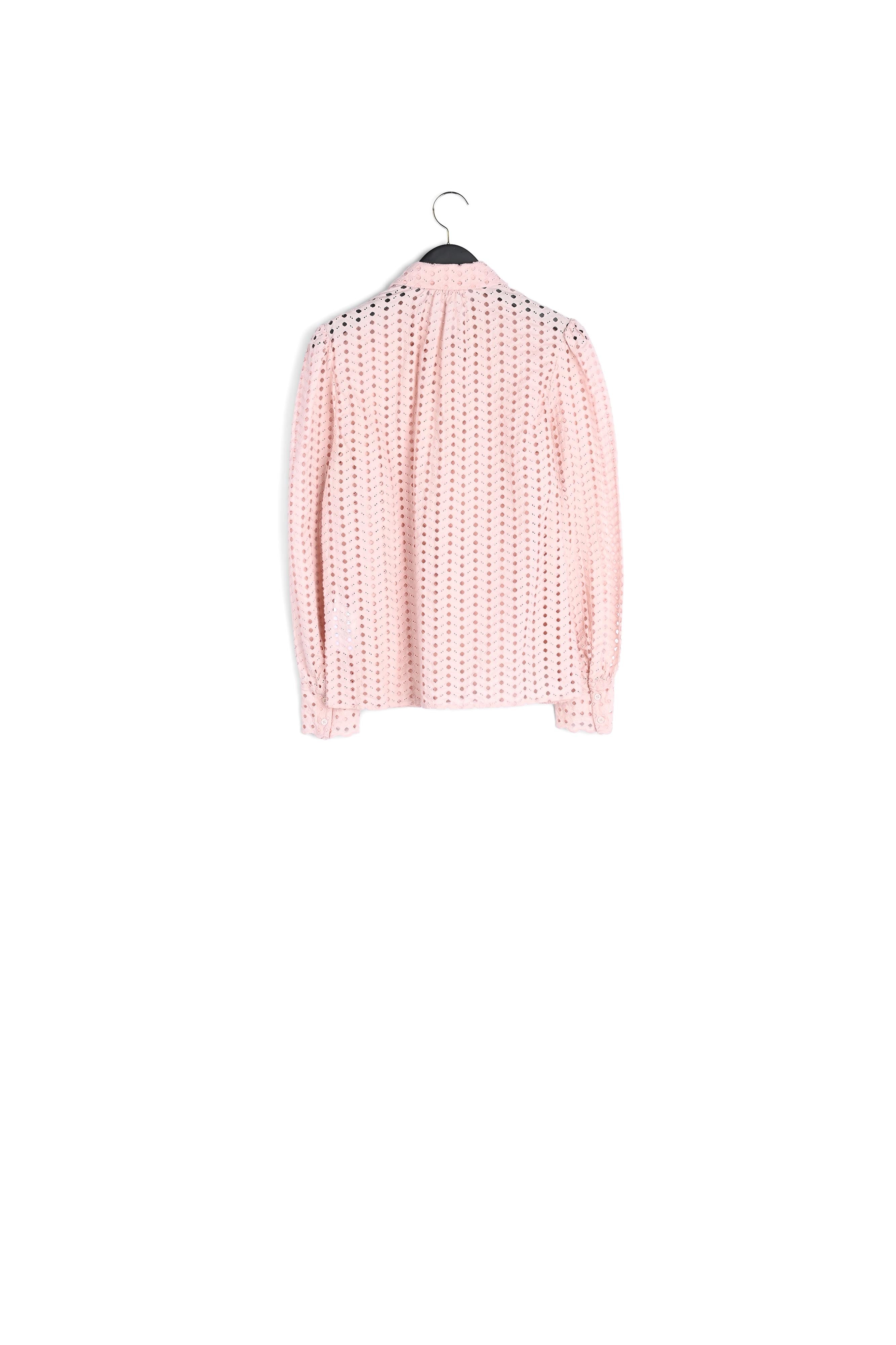 Chemise à broderies anglaises Faume - seconde main