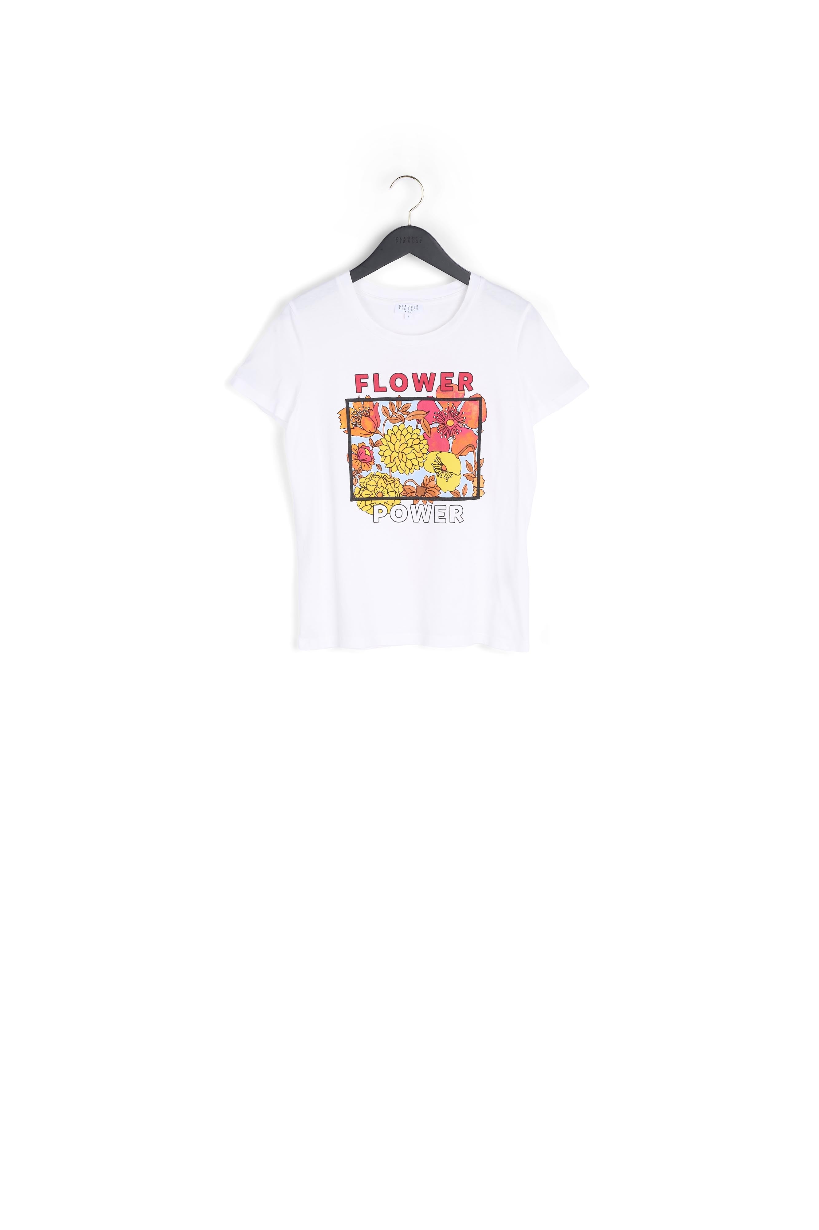 T-shirt à fleurs Faume - seconde main