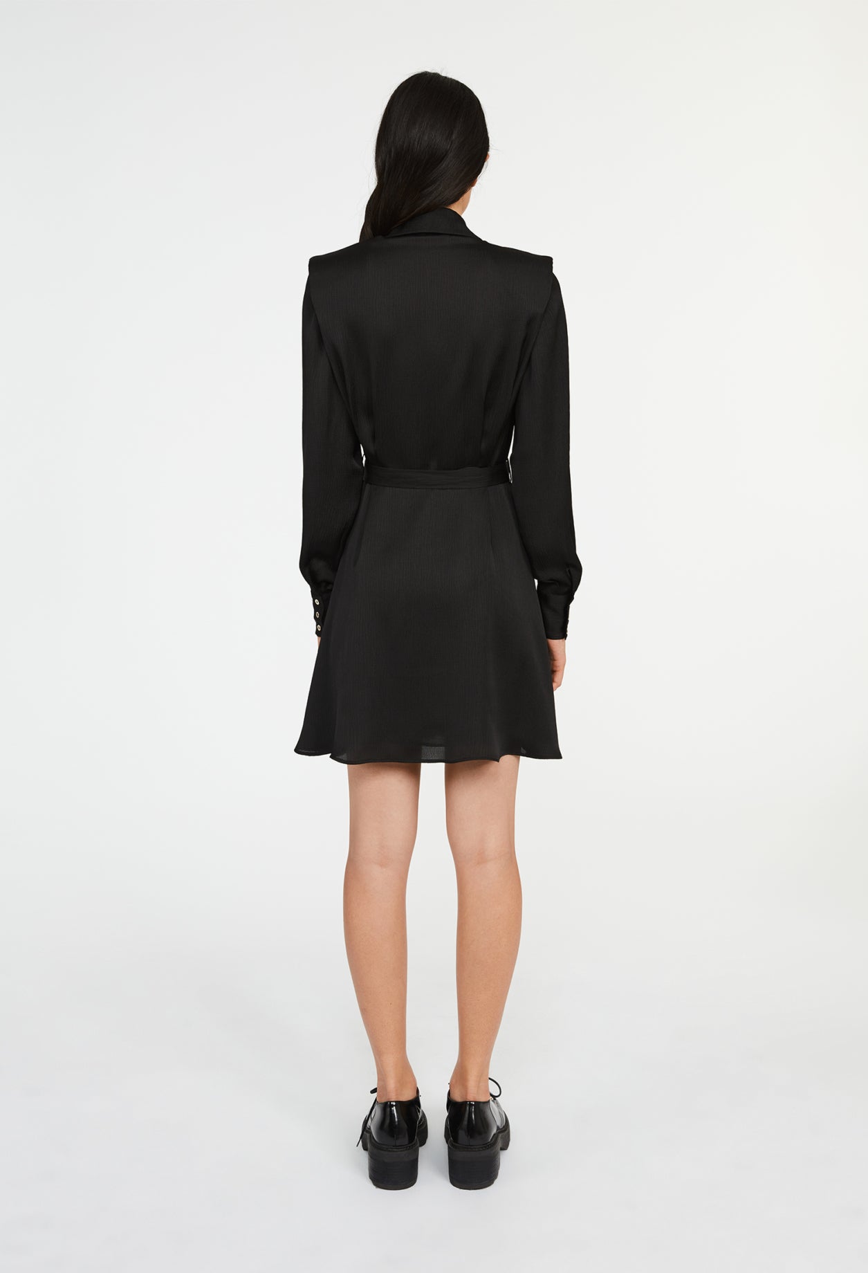 Robe chemise courte ceinturée Faume - seconde main