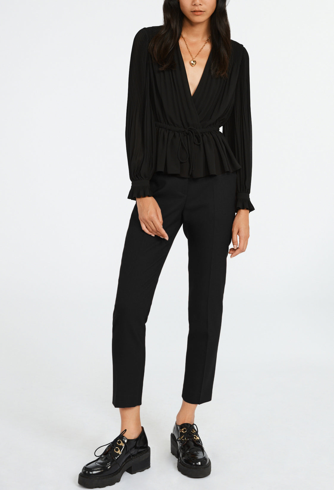 Blouse plissée Faume - seconde main