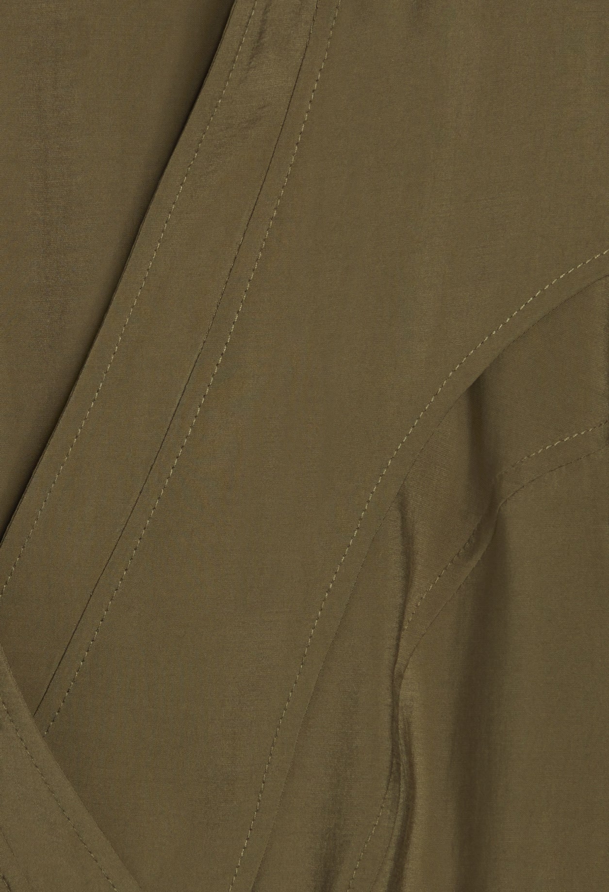 Robe courte à nouer kaki Faume - seconde main