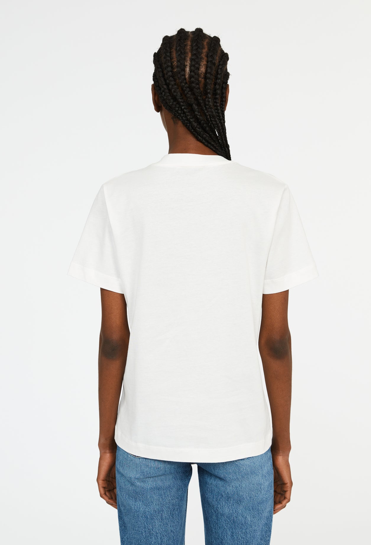 T-shirt blanc sérigraphié coton Faume - seconde main