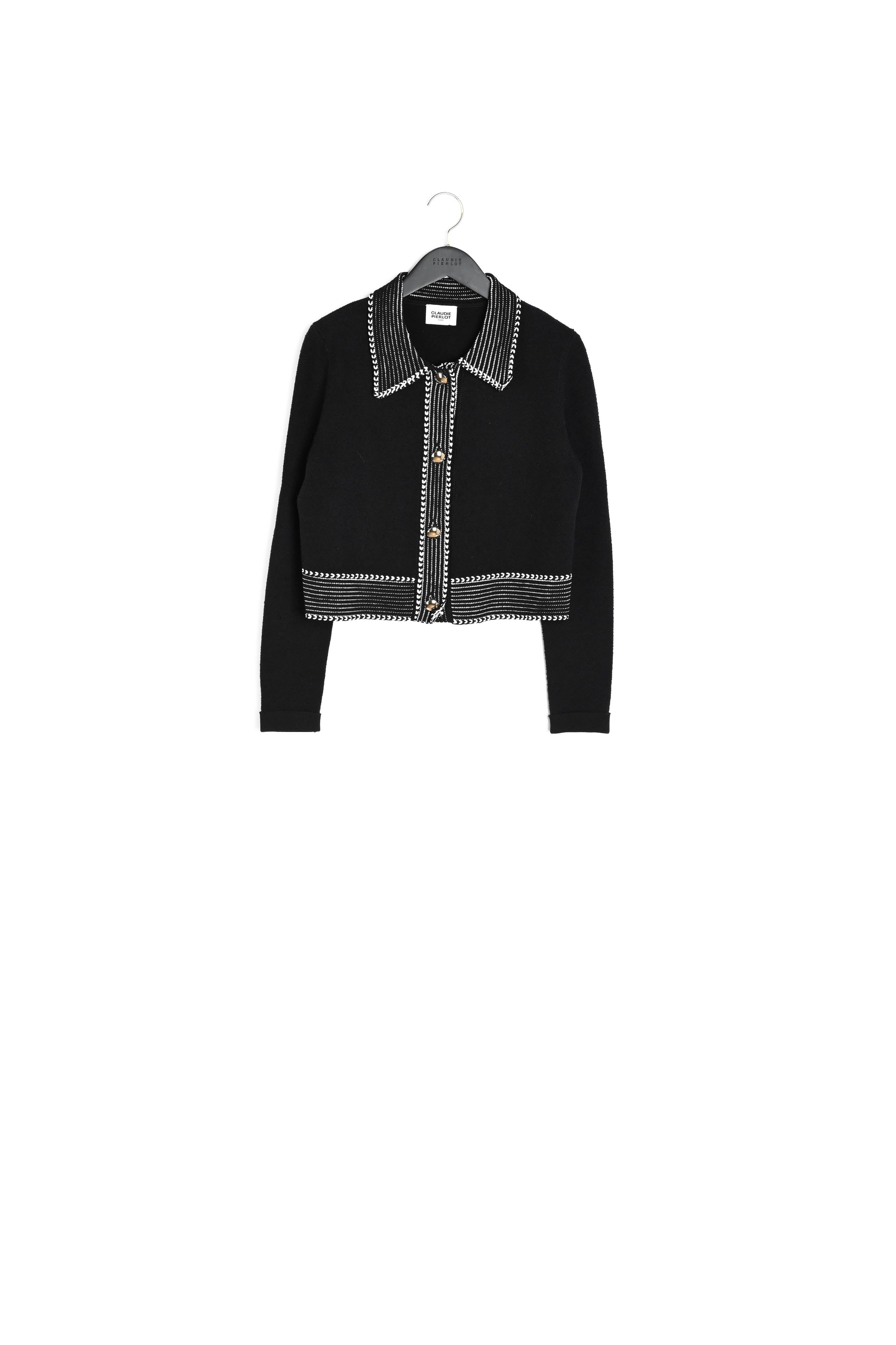 Cardigan court maille Faume - seconde main