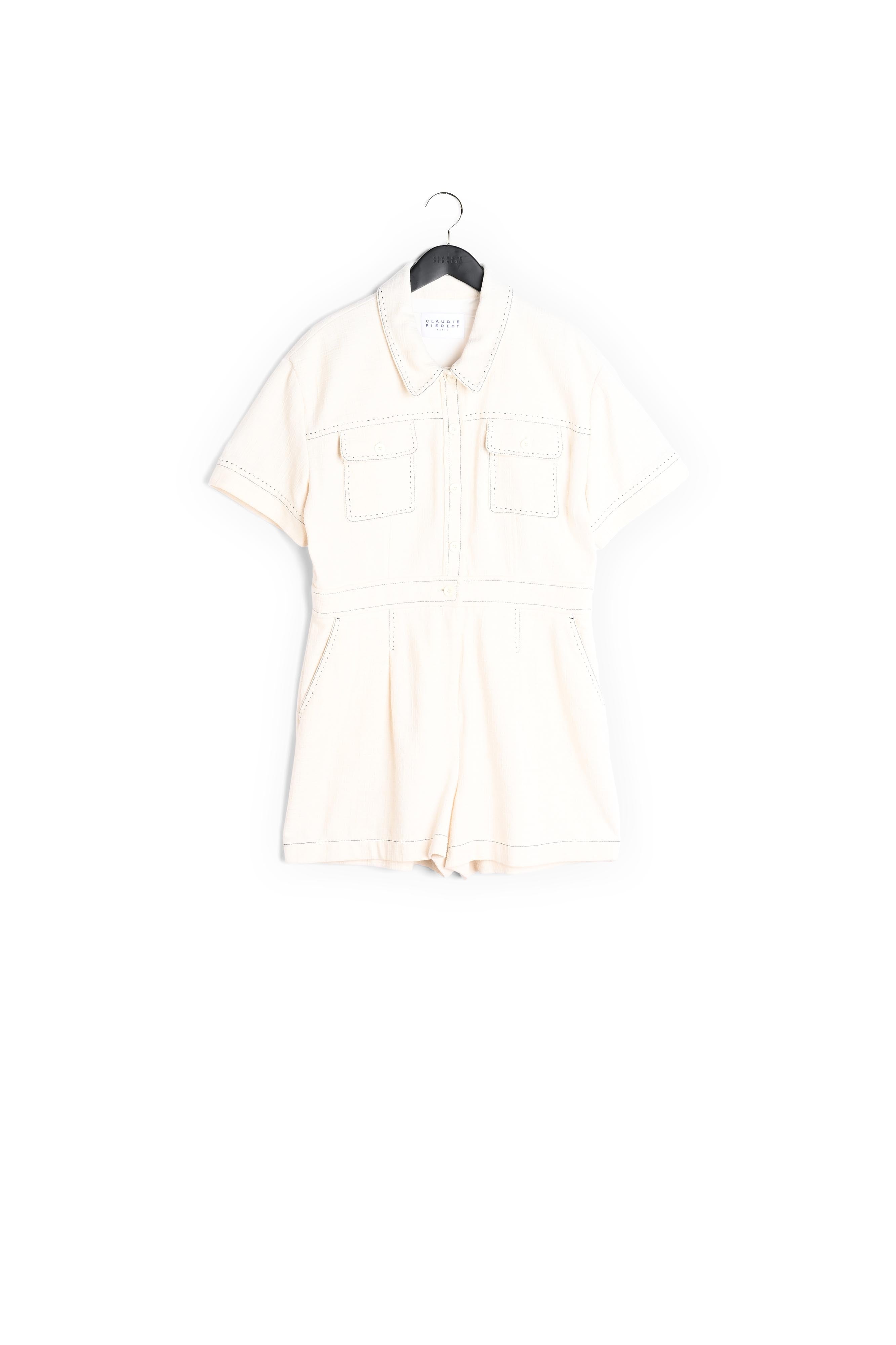 Combi-short blanche Faume - seconde main