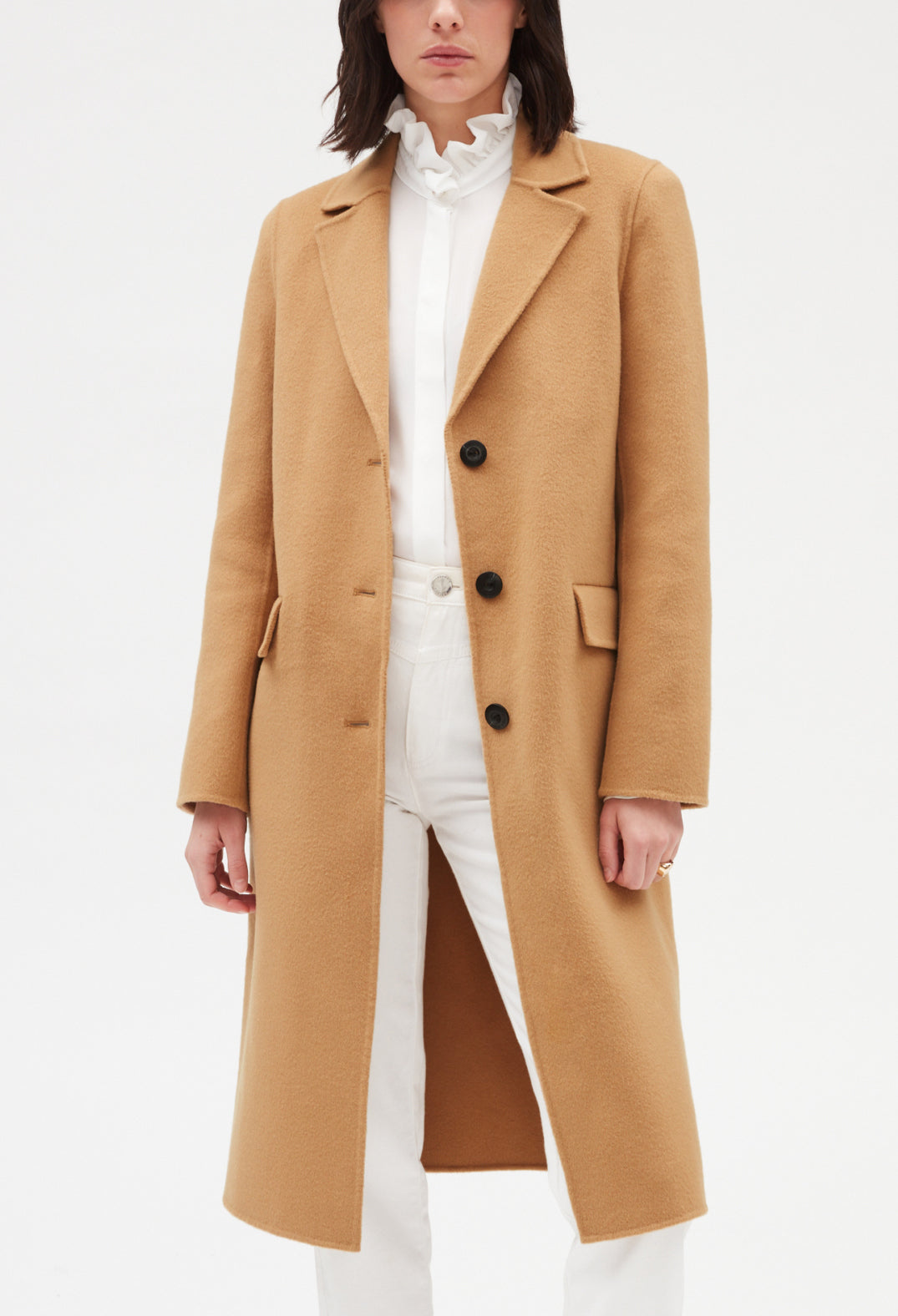 Manteau droit mi-long Faume - seconde main