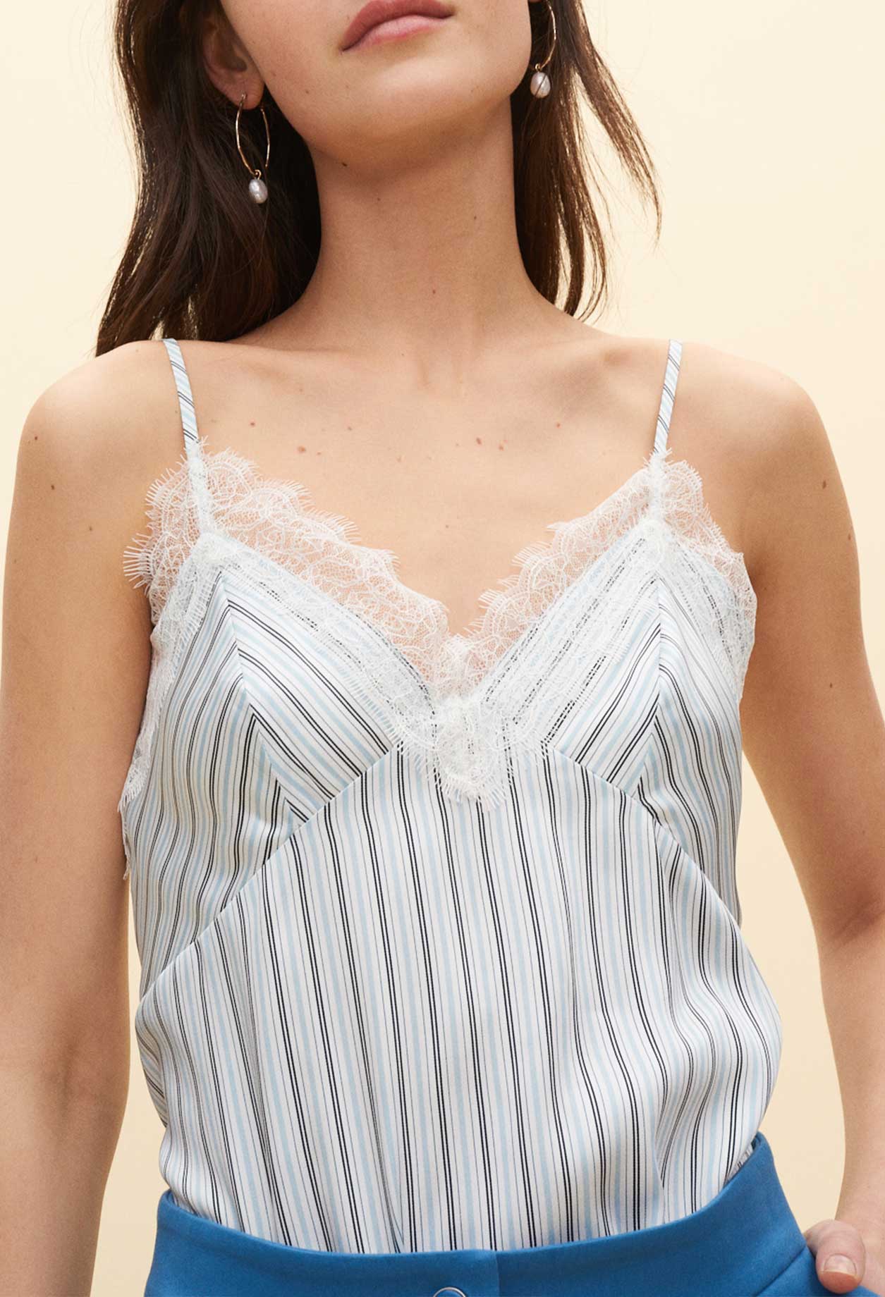 Caraco rayé Faume - seconde main