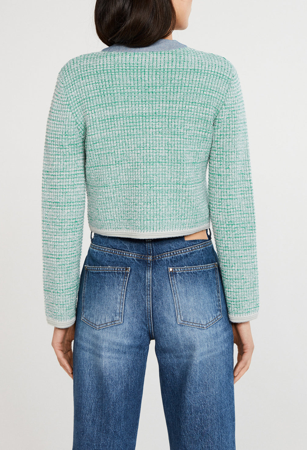 Cardigan bimatière Faume - seconde main