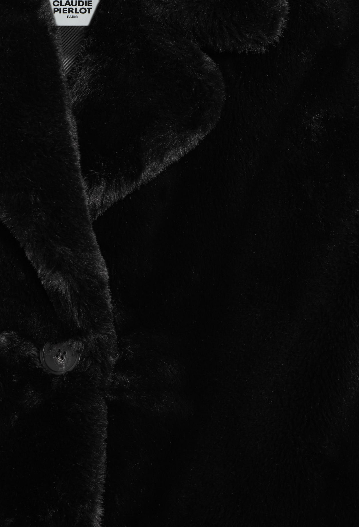 Manteau mi-long fausse fourrure Faume - seconde main