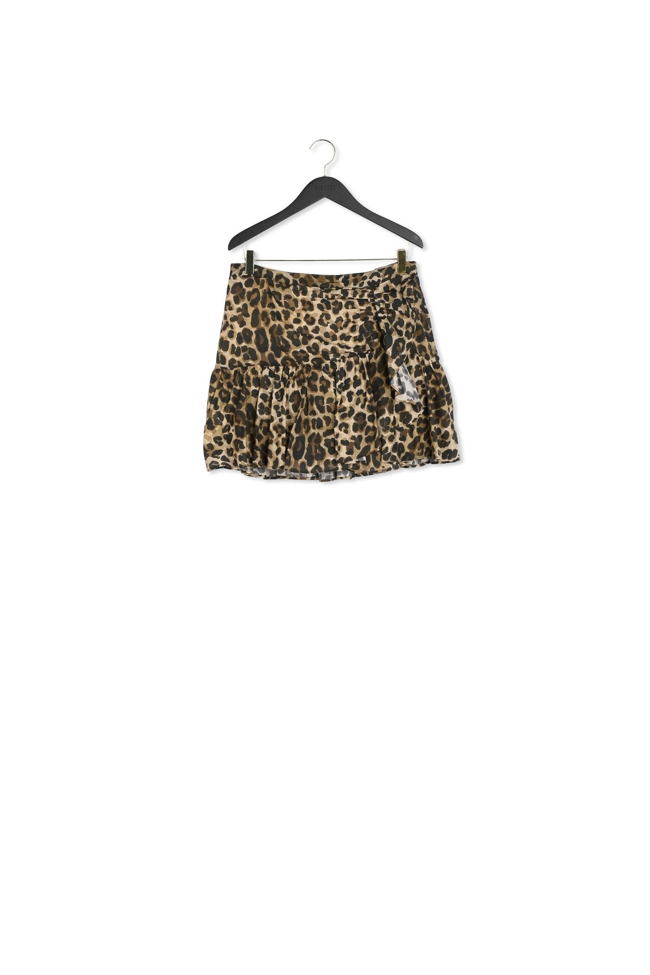 Jupe courte léopard Faume - seconde main