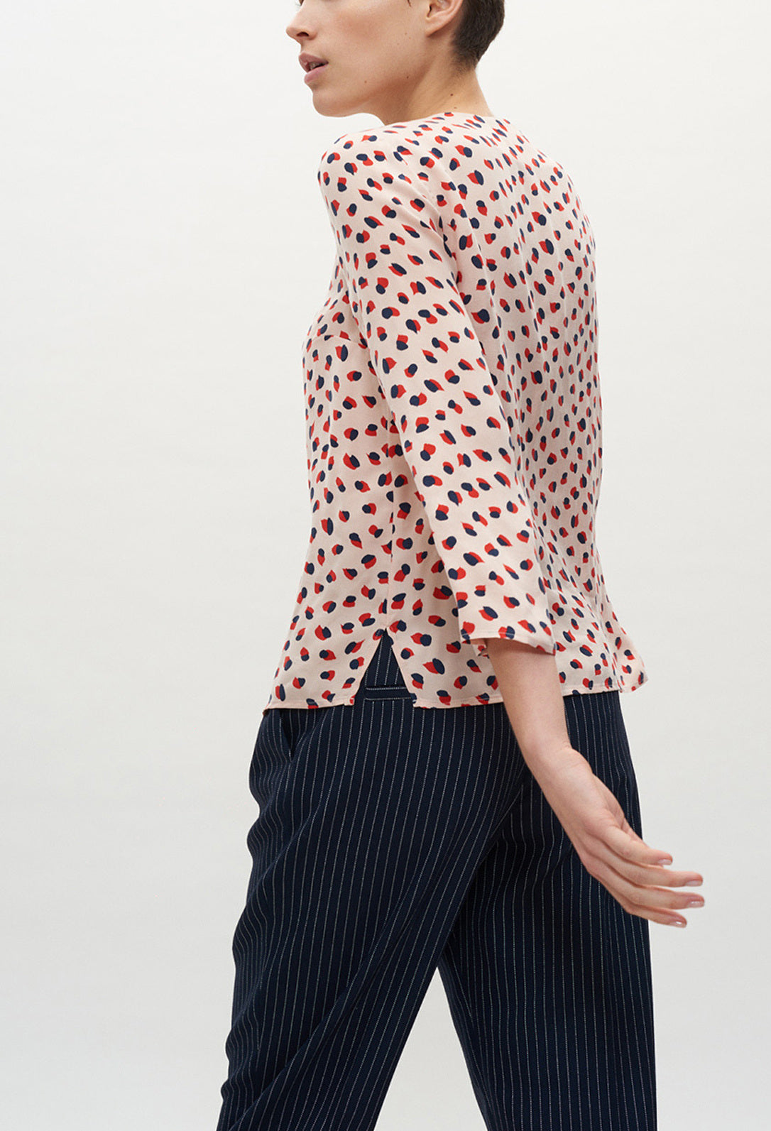 Blouse à col V Faume - seconde main