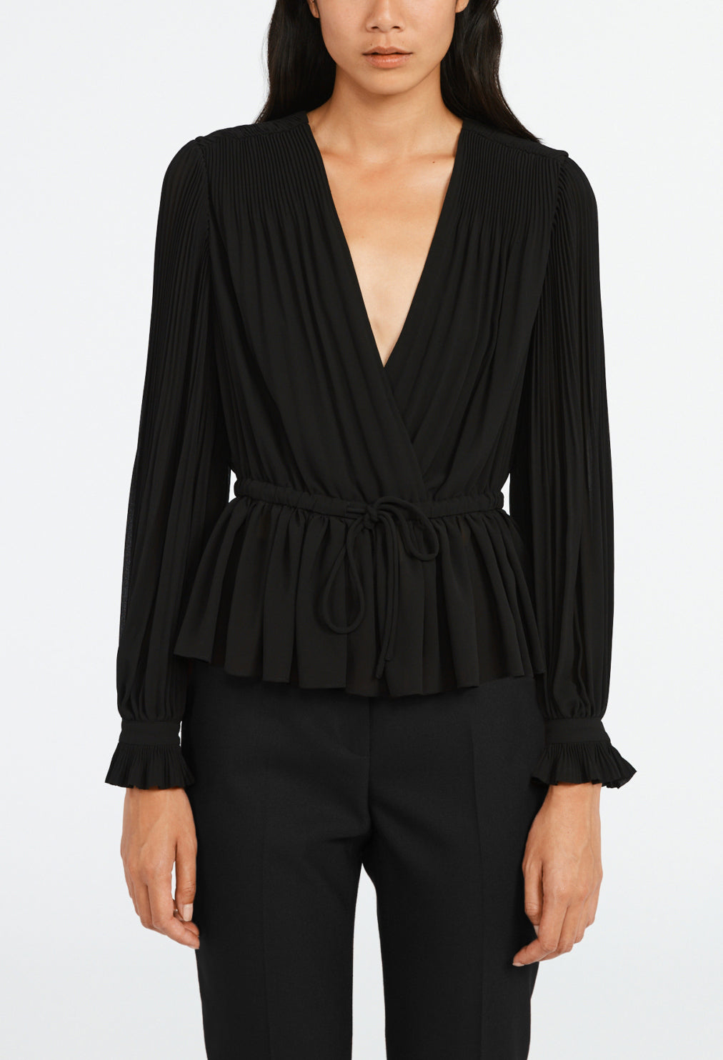 Blouse plissée Faume - seconde main