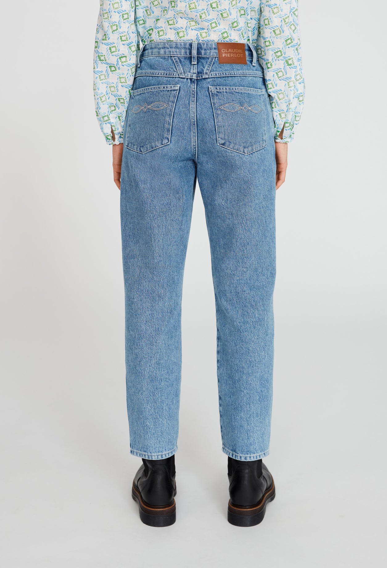 Jean mom denim clair Faume - seconde main