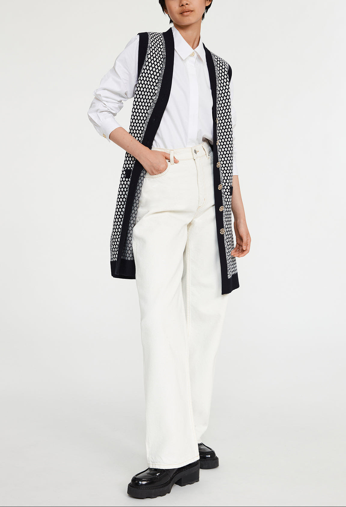 Cardigan sans manche Faume - seconde main