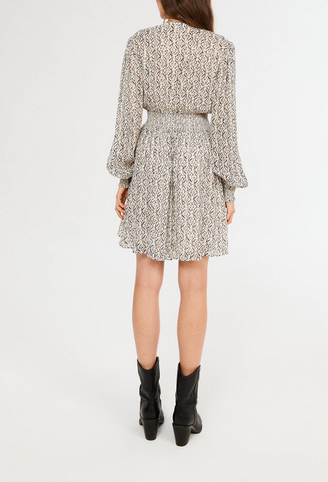 Robe fluide à manches longues Faume - seconde main