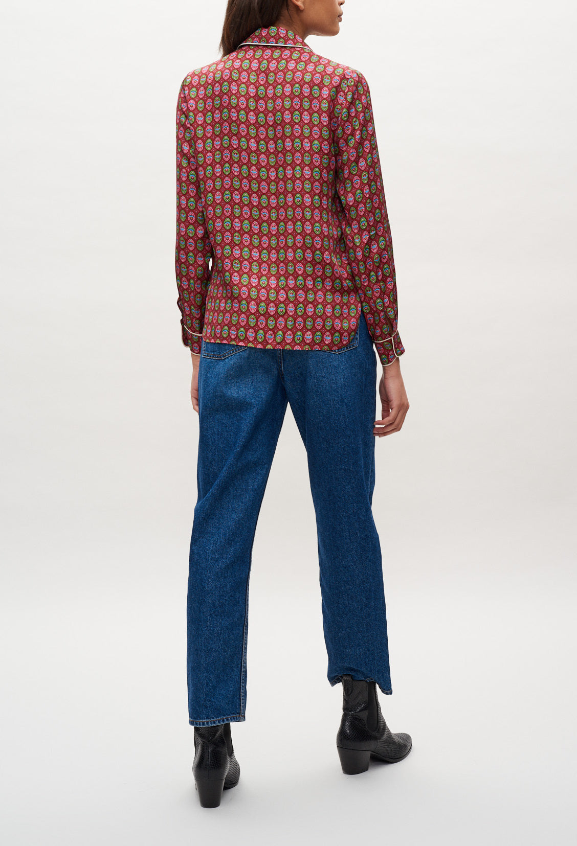 Blouse à motifs Faume - seconde main