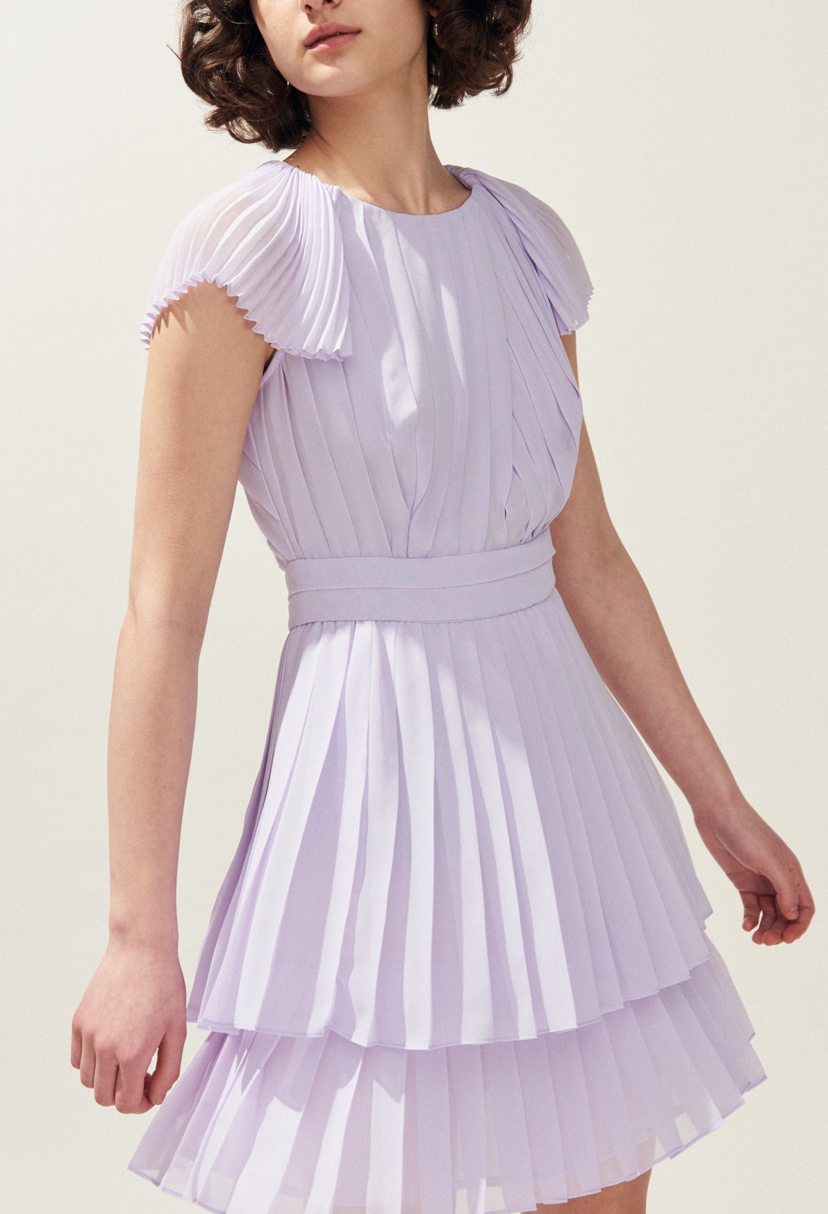 Robe courte plissée Faume - seconde main