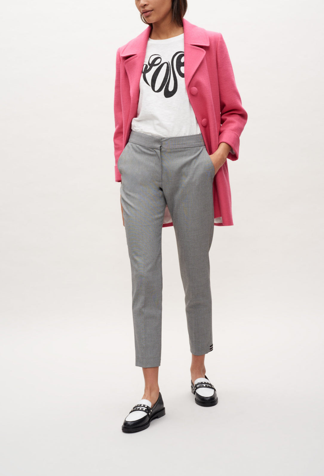 Pantalon tailleur taille haute Faume - seconde main