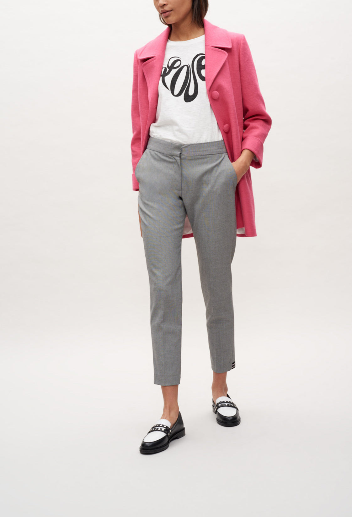 Pantalon tailleur taille haute Faume - seconde main