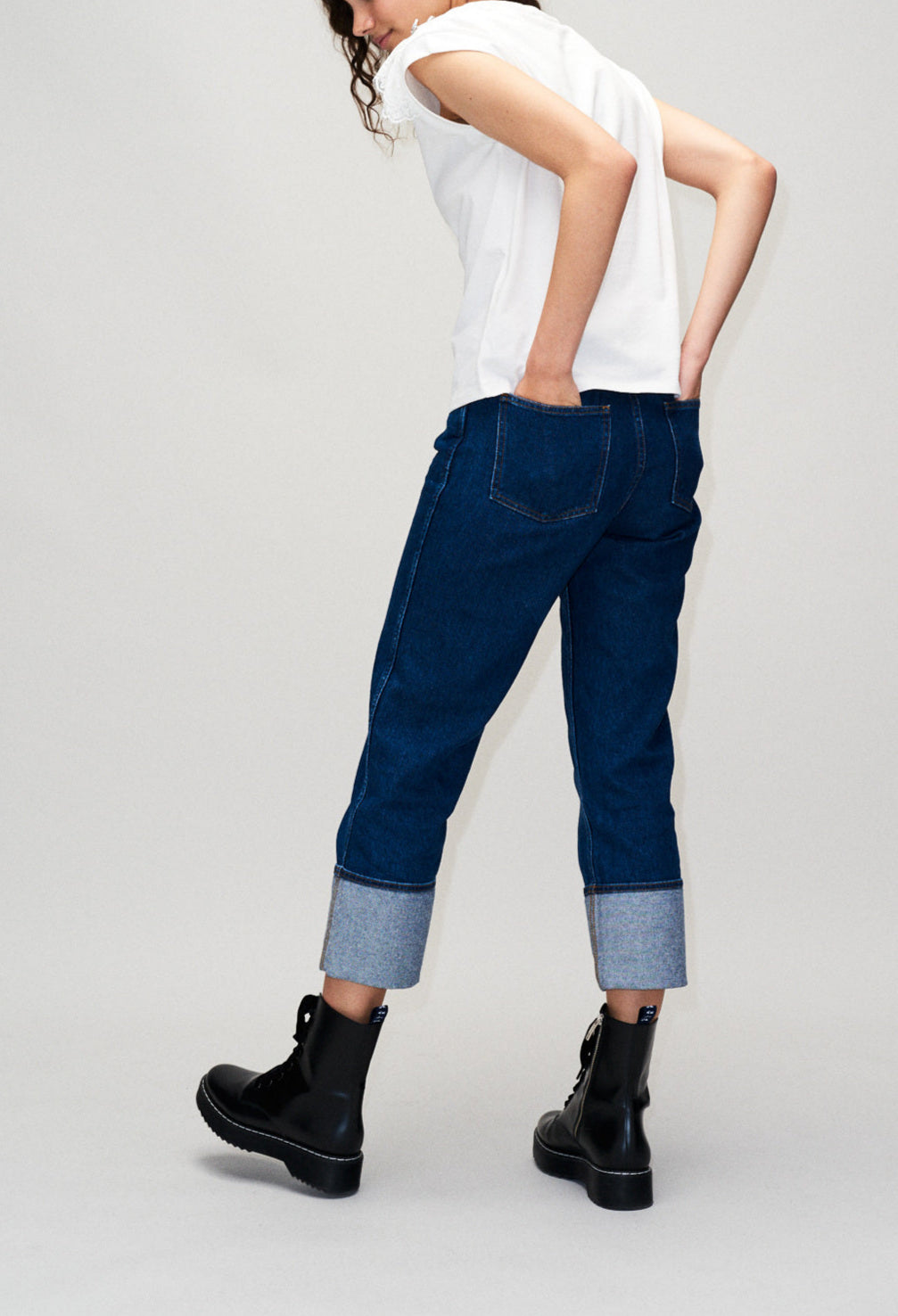 T-shirt coton avec détail epaule Faume - seconde main