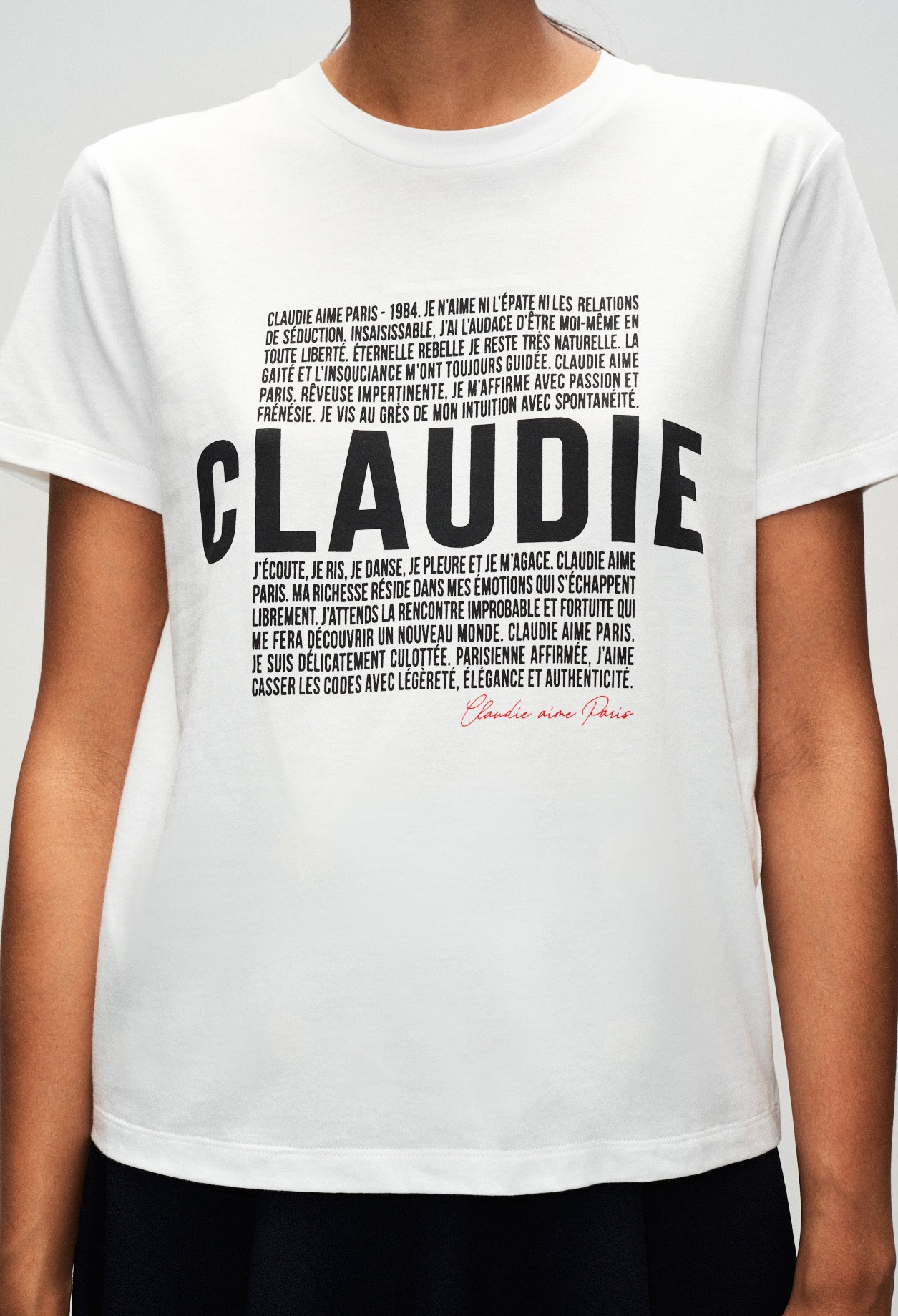 T-shirt message Faume - seconde main