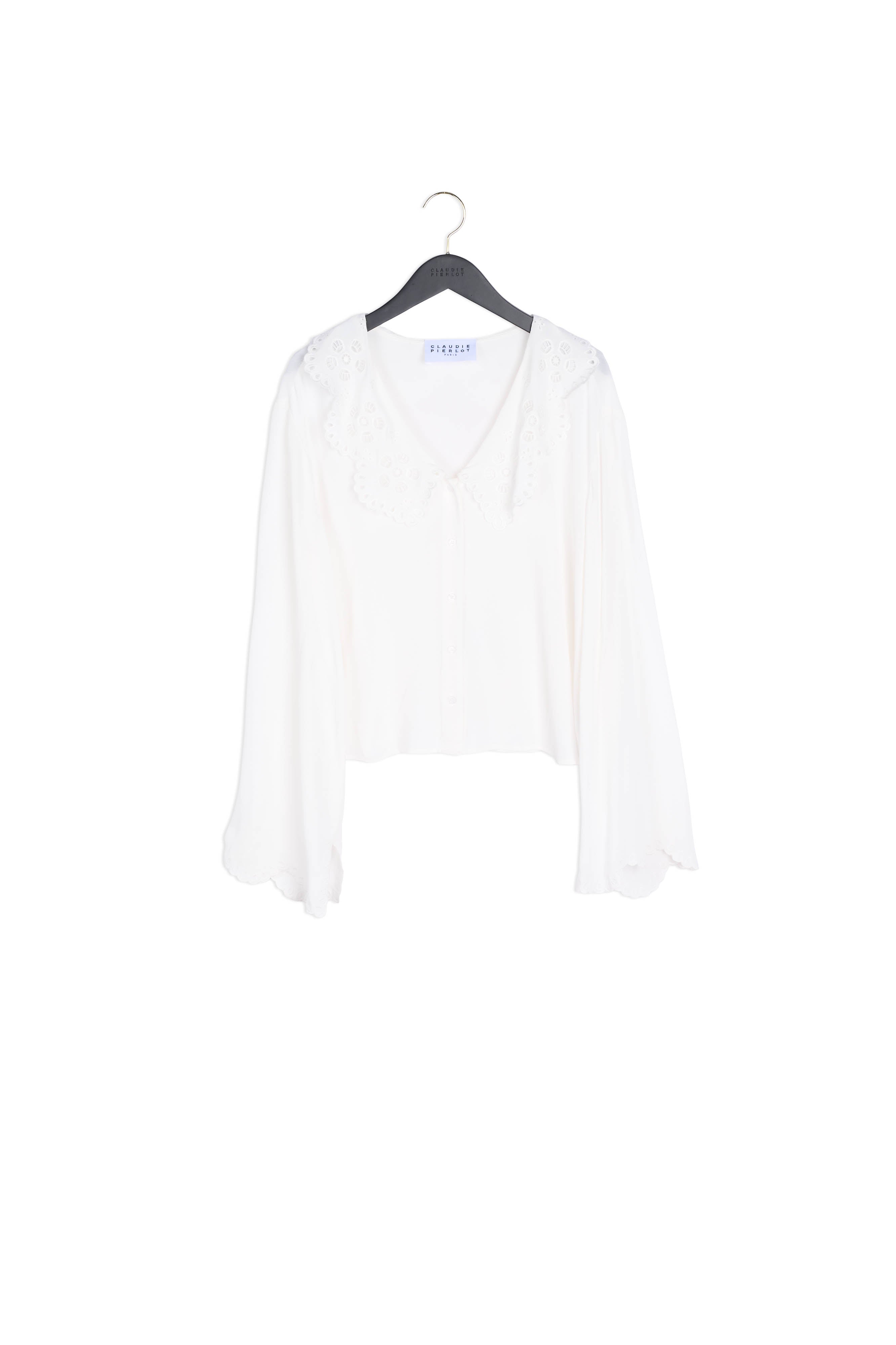 Chemise à col brodé Faume - seconde main