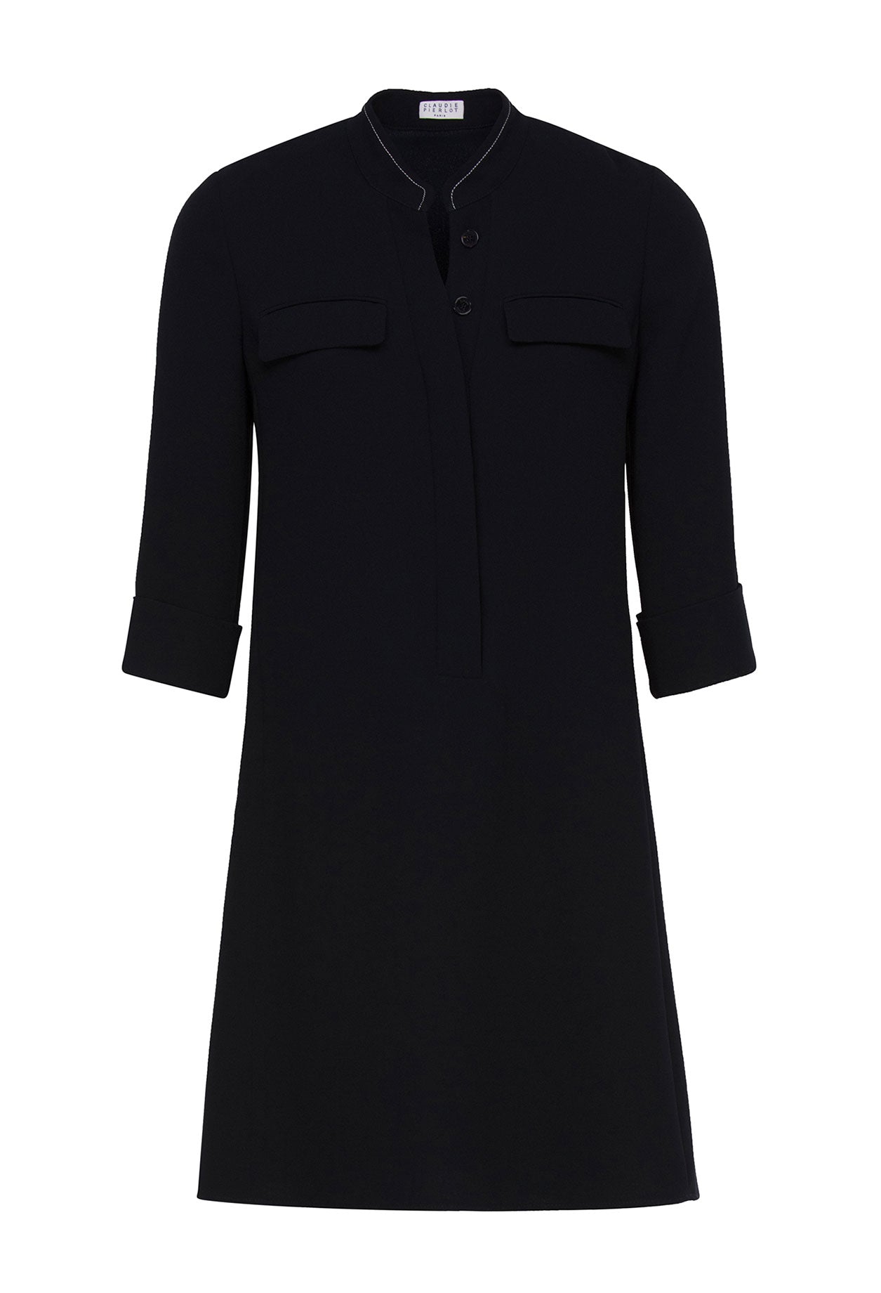 Robe manches courtes ceinturée Faume - seconde main