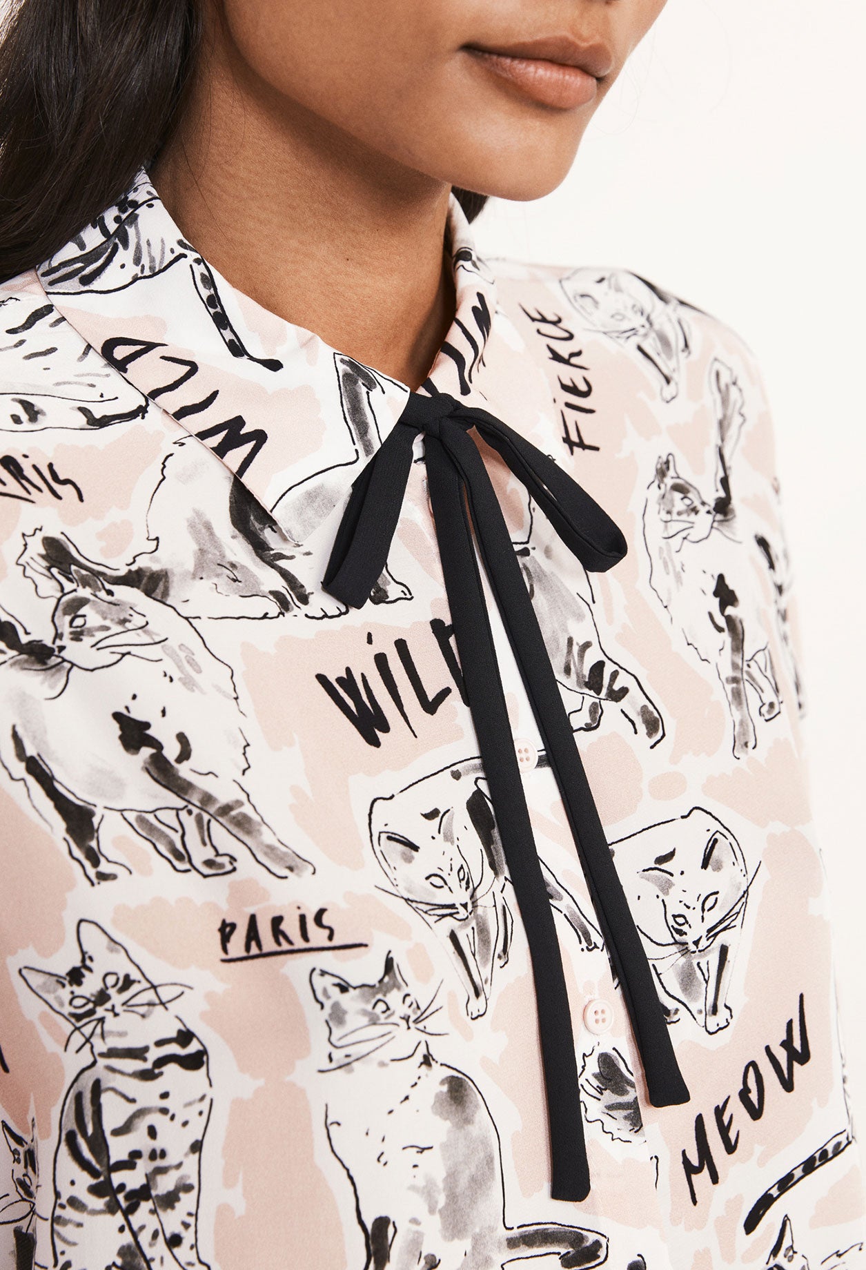 Chemise lavallière Faume - seconde main