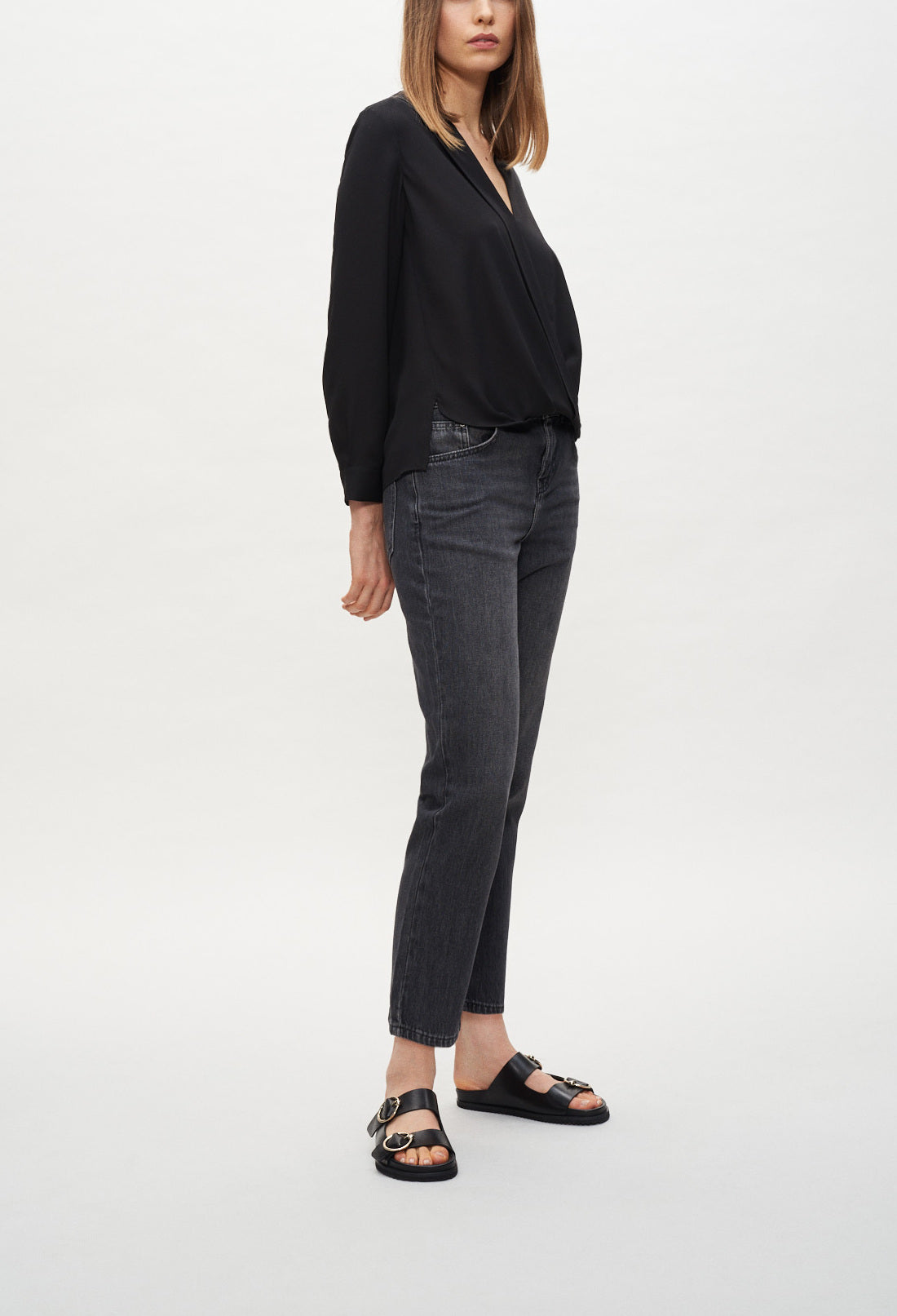 Blouse façon cache-cœur Faume - seconde main