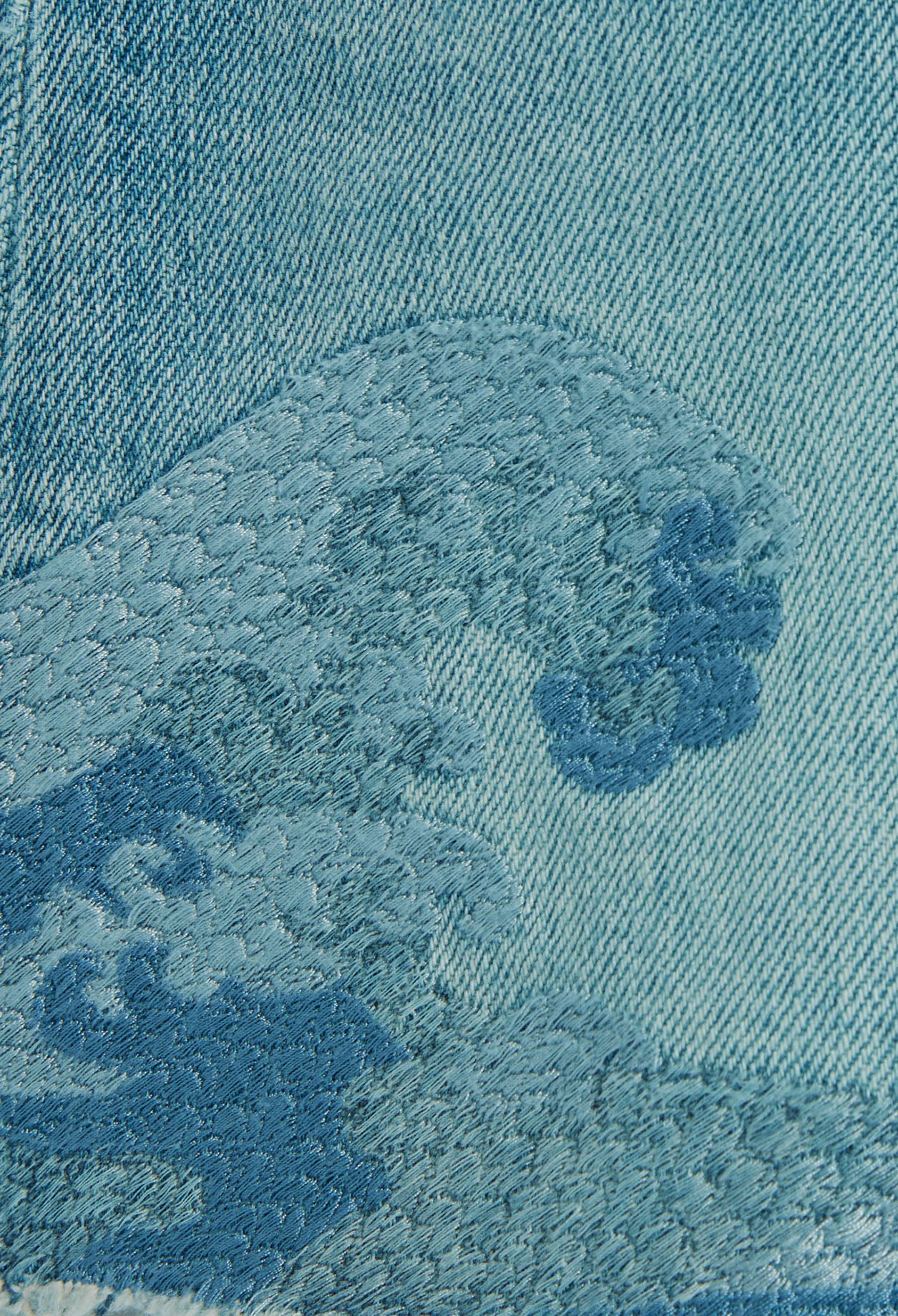 Short court en denim délavé Faume - seconde main