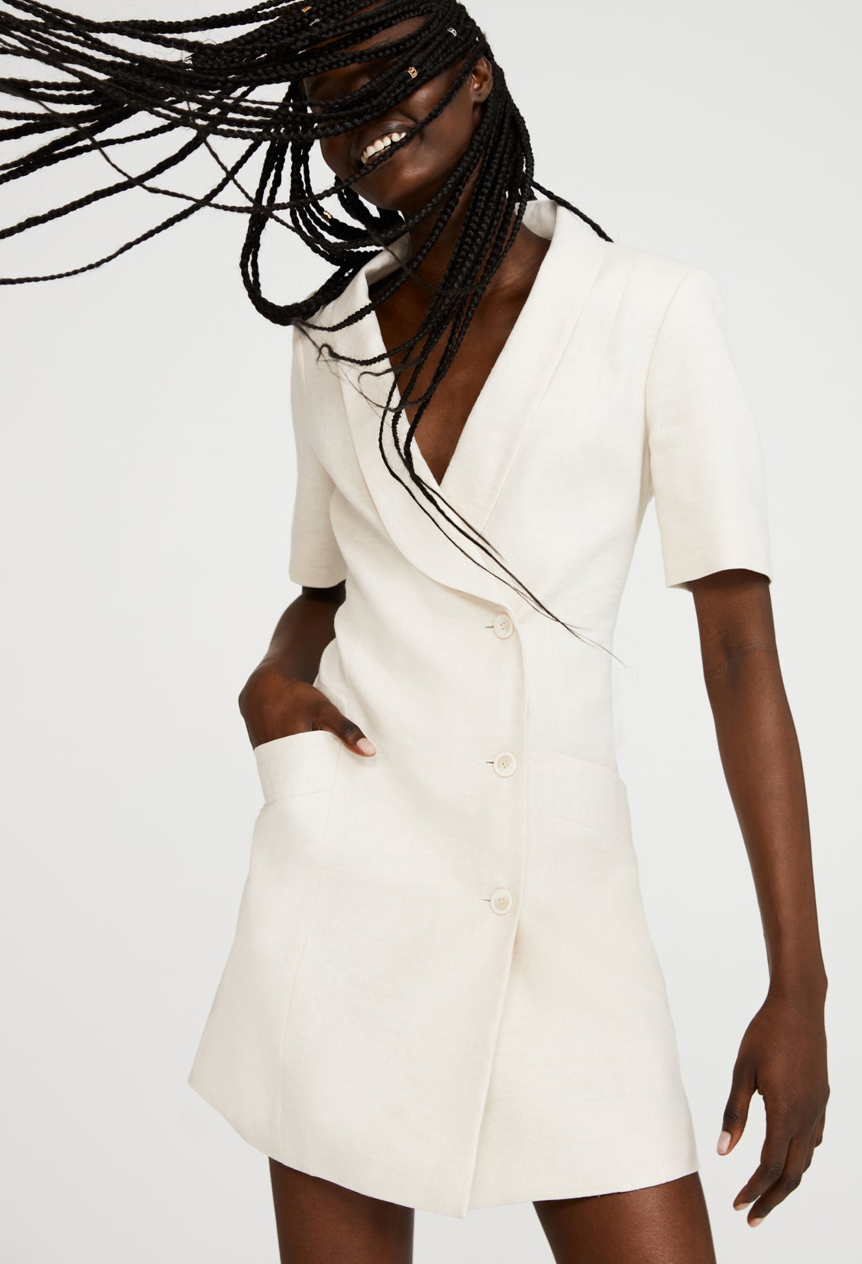 Robe tailleur écrue Faume - seconde main