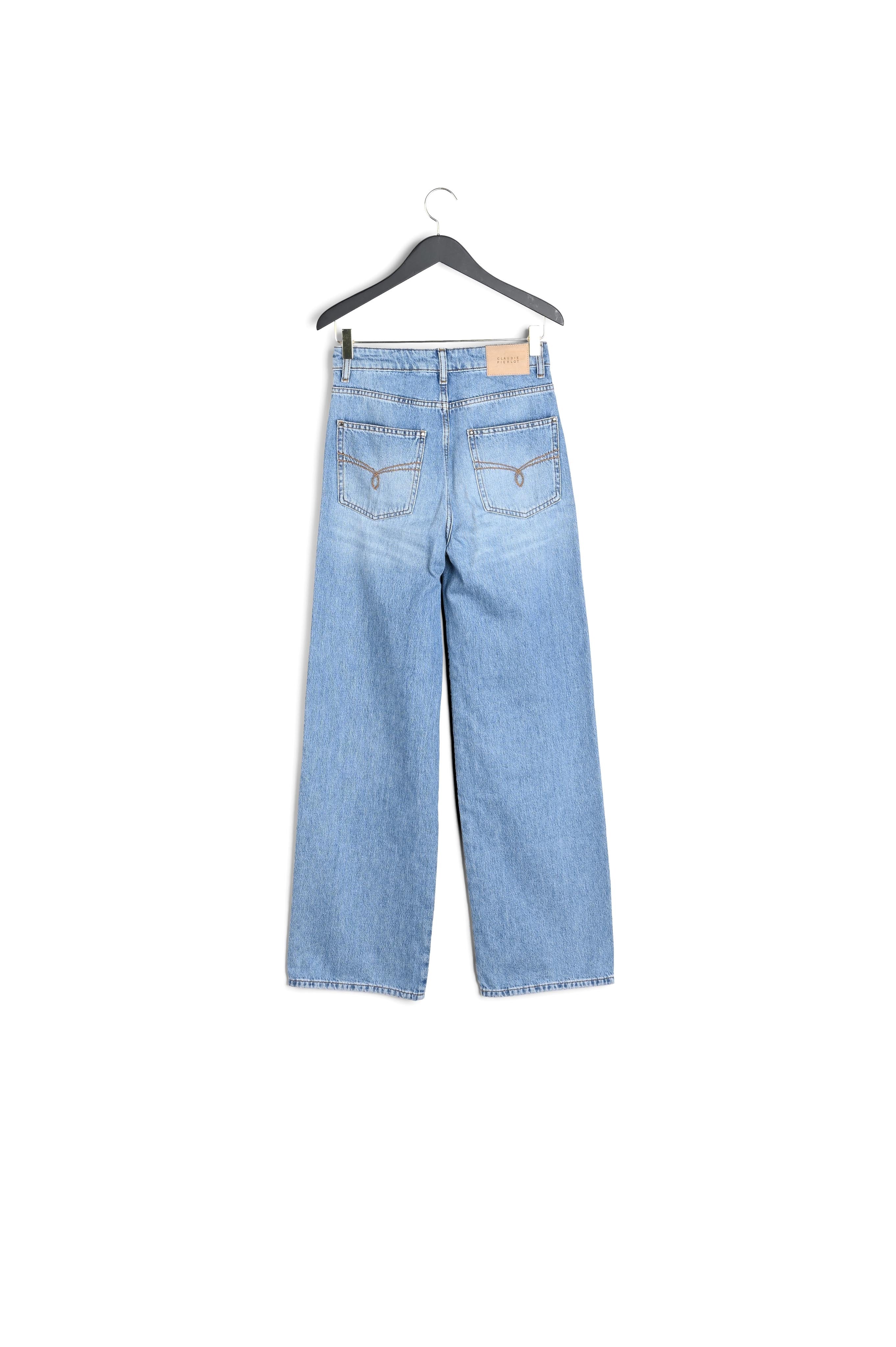 Jean délavé n coton biologique Faume - seconde main