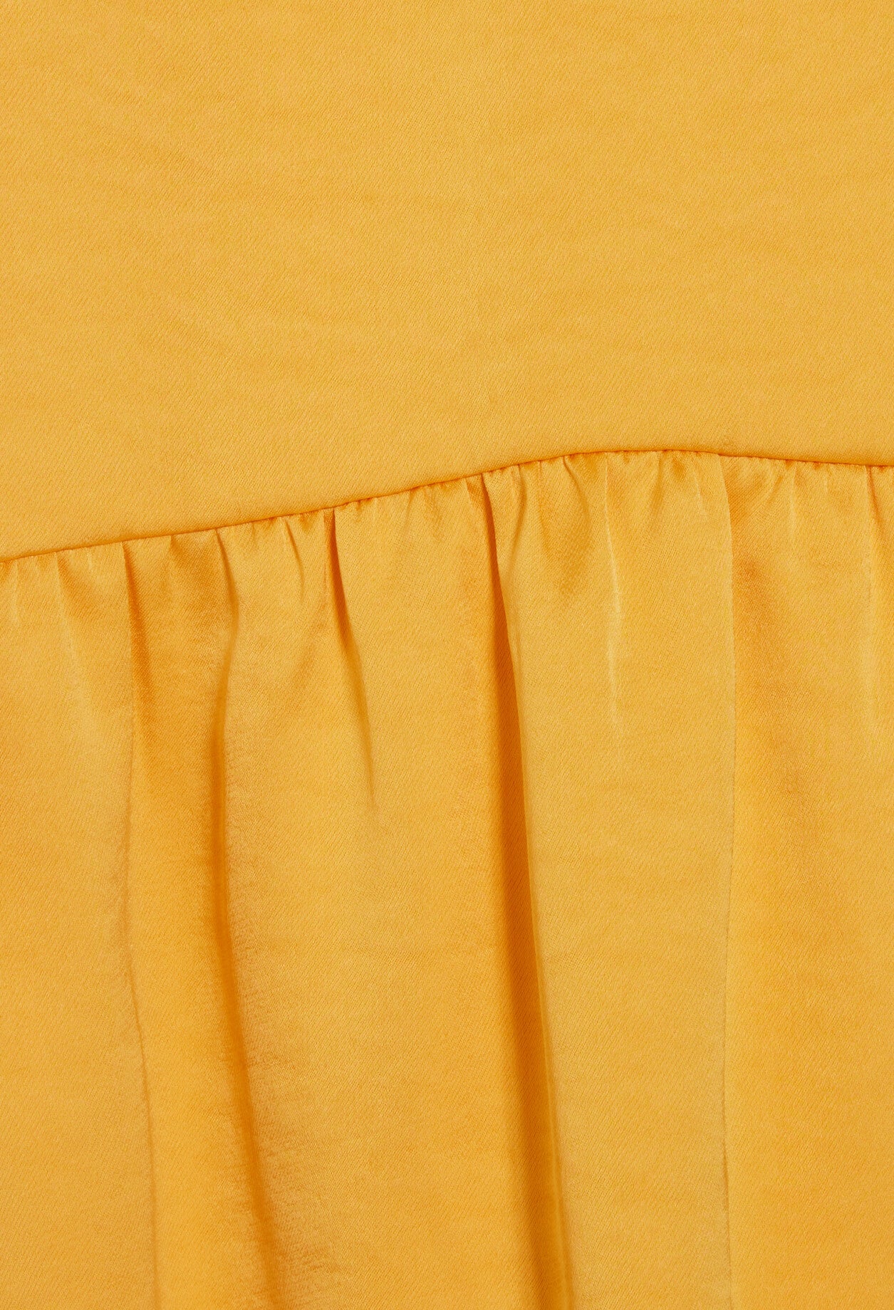 Robe midi satinée jaune Faume - seconde main