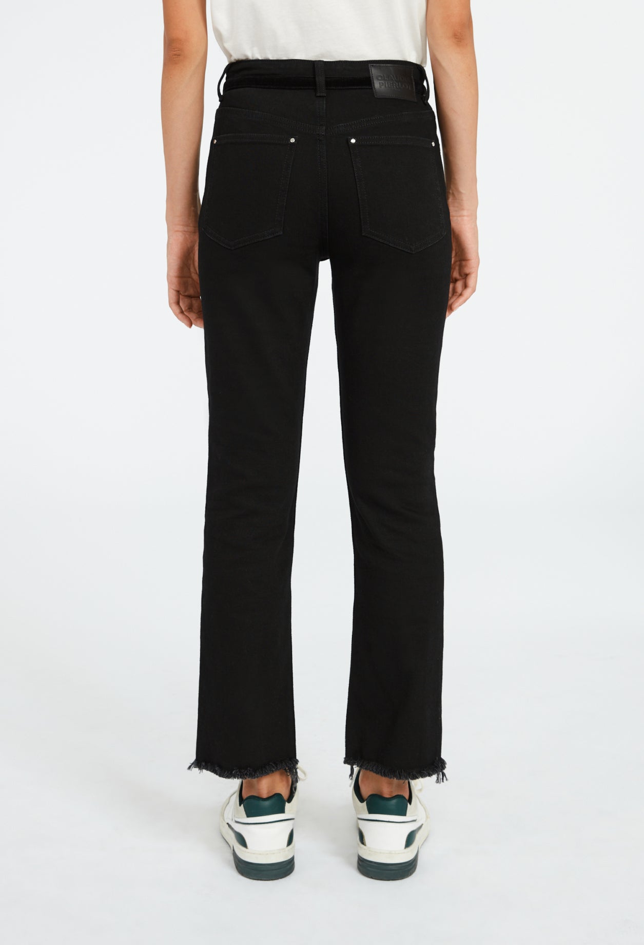 Jean droit à bords francs Faume - seconde main