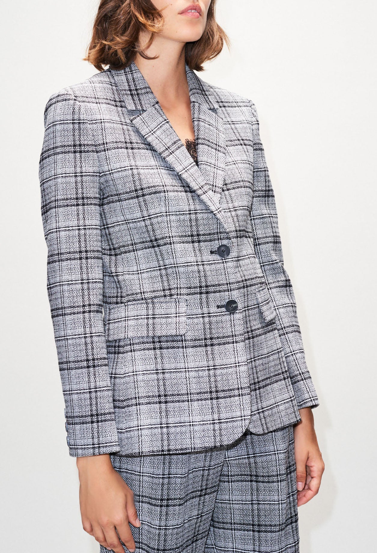 Veste à carreaux Faume - seconde main