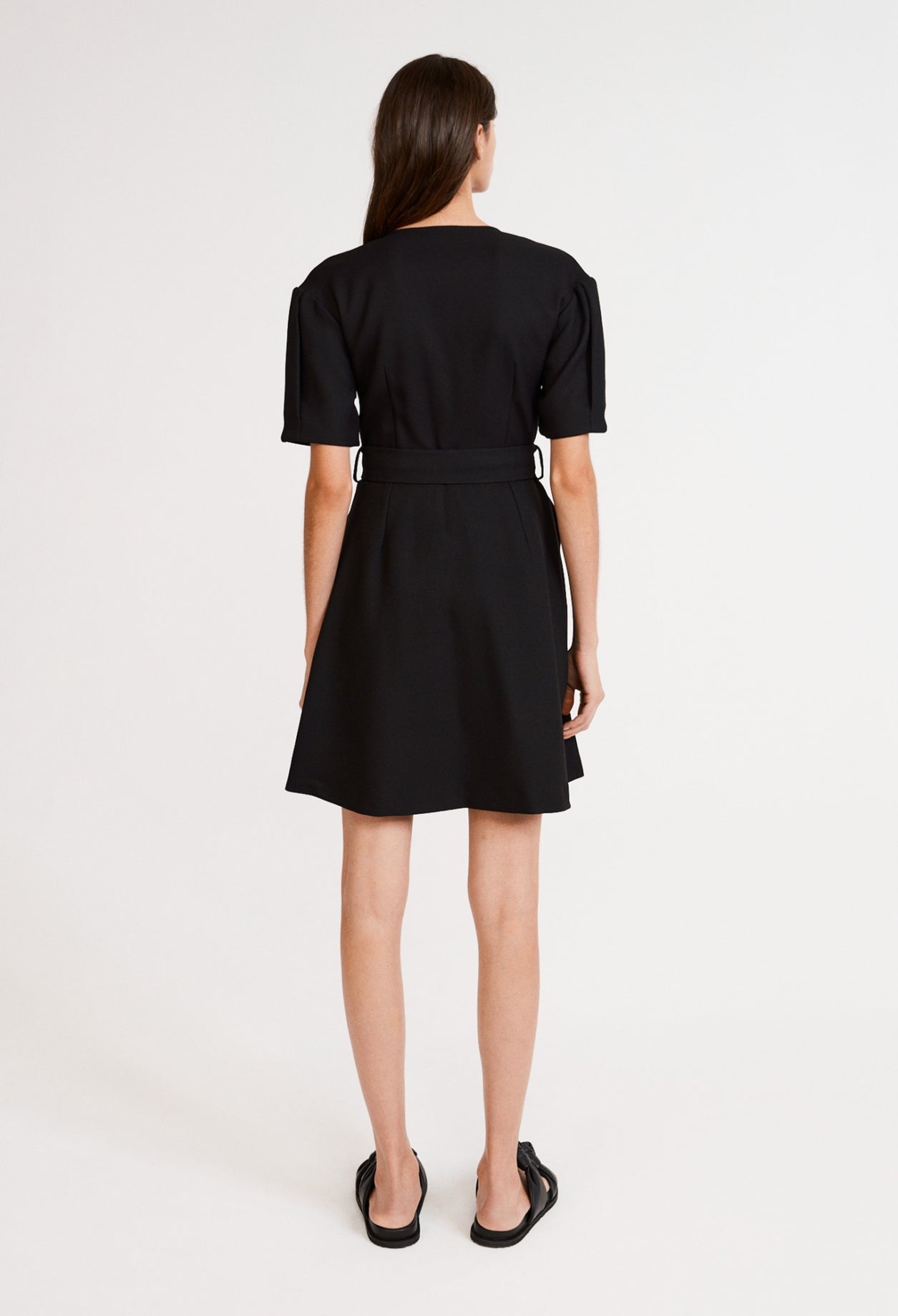 Robe noire évasée Faume - seconde main