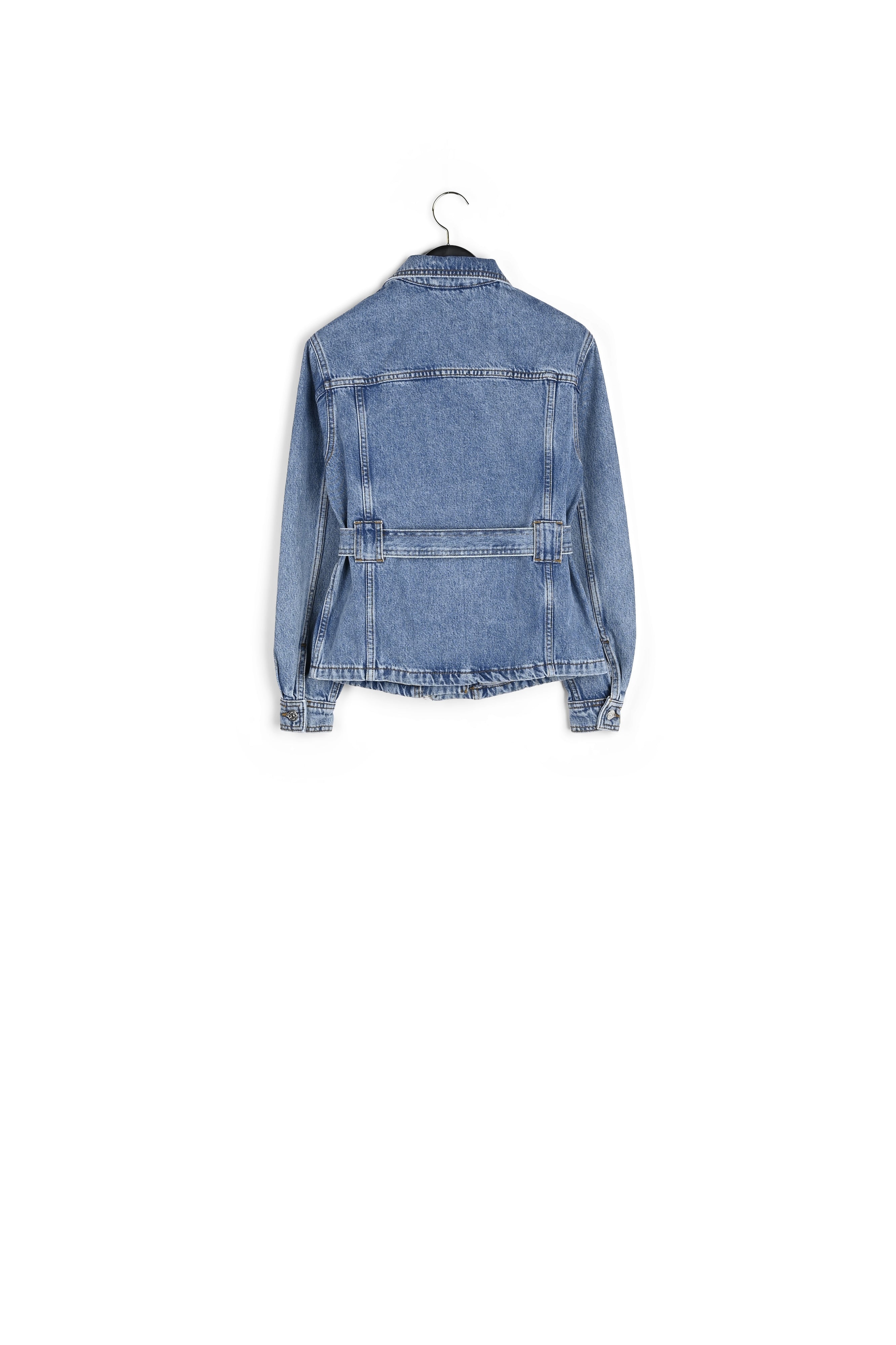 Veste denim ceinturée Faume - seconde main