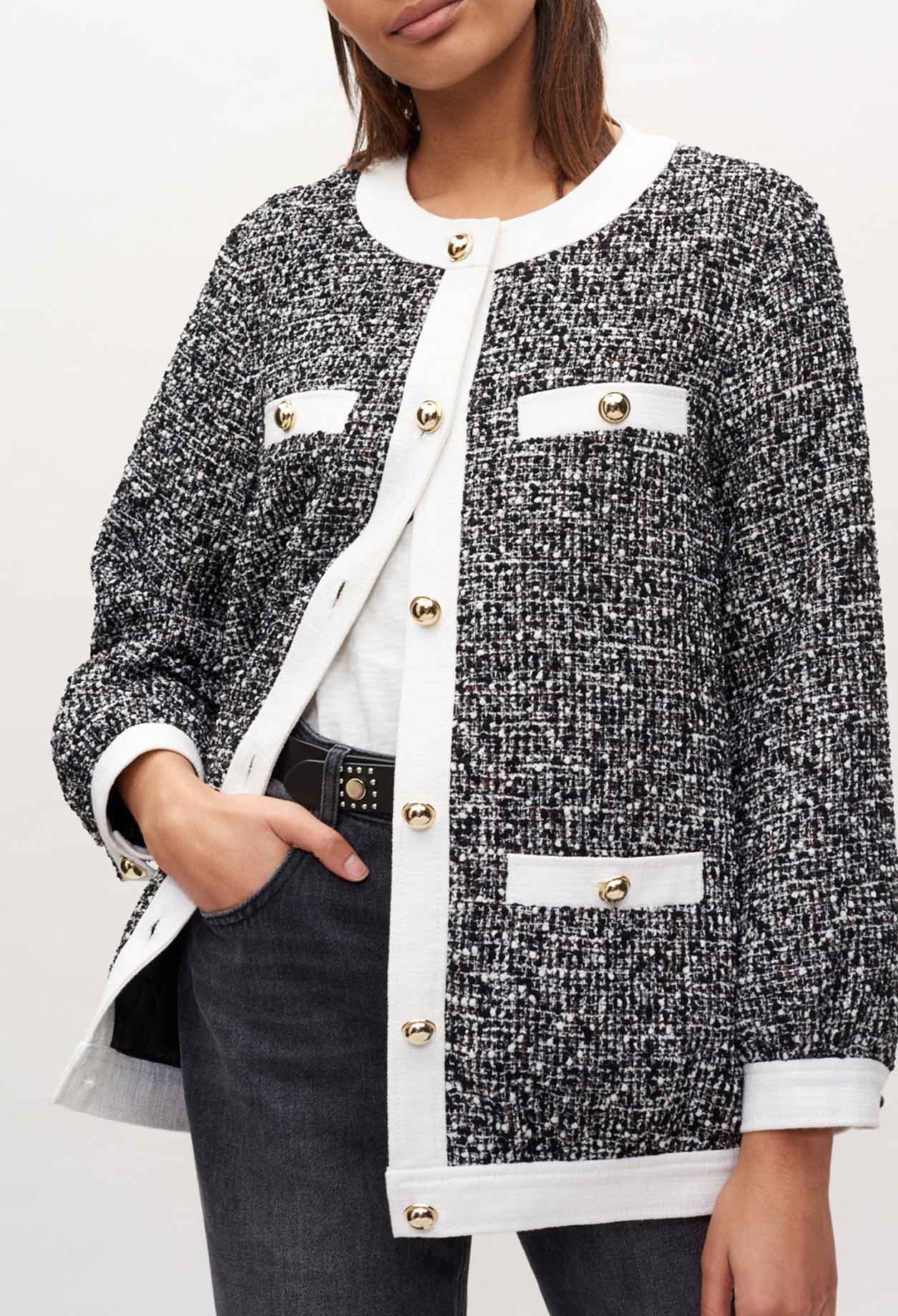 Blouson en tweed Faume - seconde main