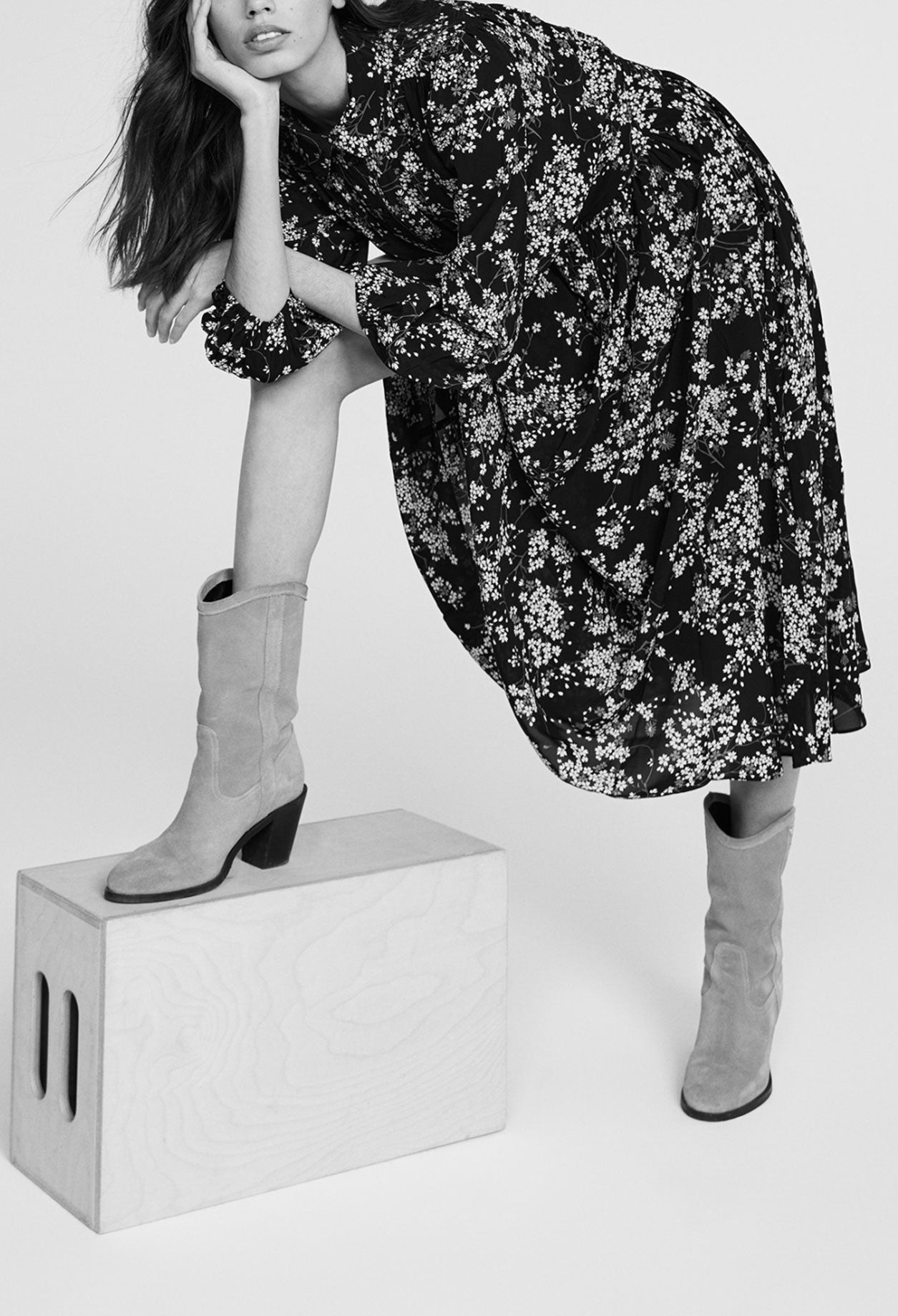 Robe longue ceinturée Faume - seconde main