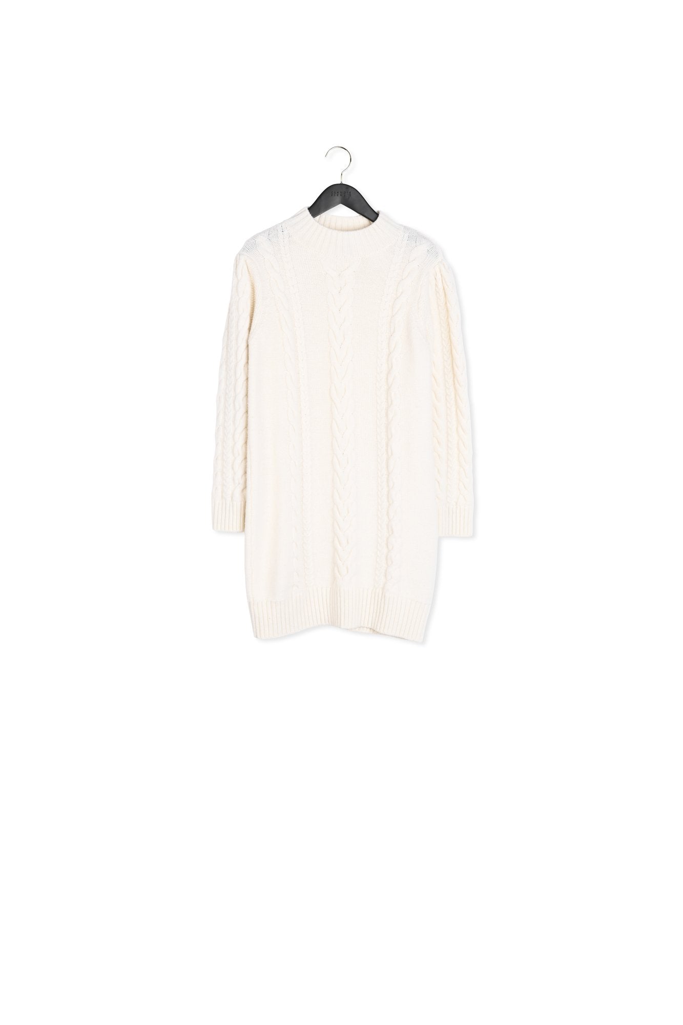 Robe pull courte maille écru Faume - seconde main