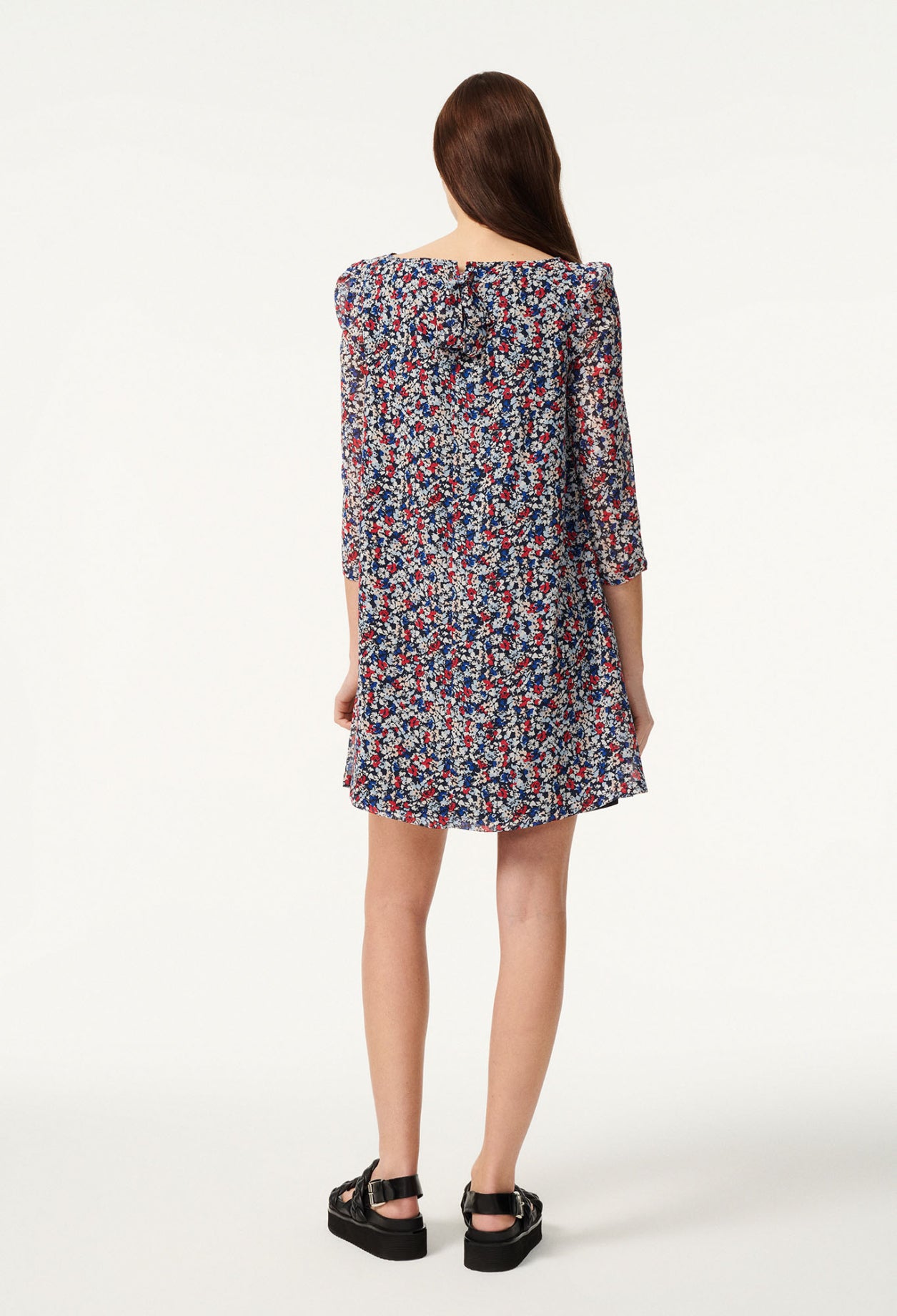 Robe courte fleurie Faume - seconde main