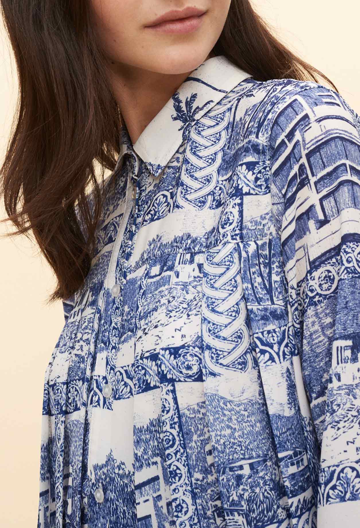 Robe chemise à motifs Faume - seconde main