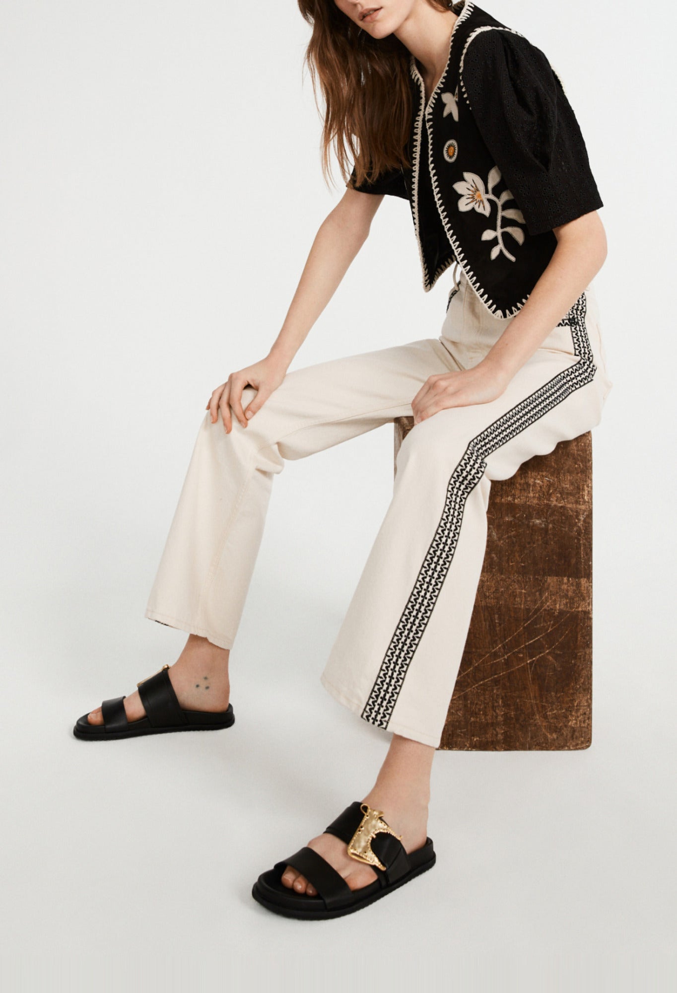 Jean blanc Faume - seconde main