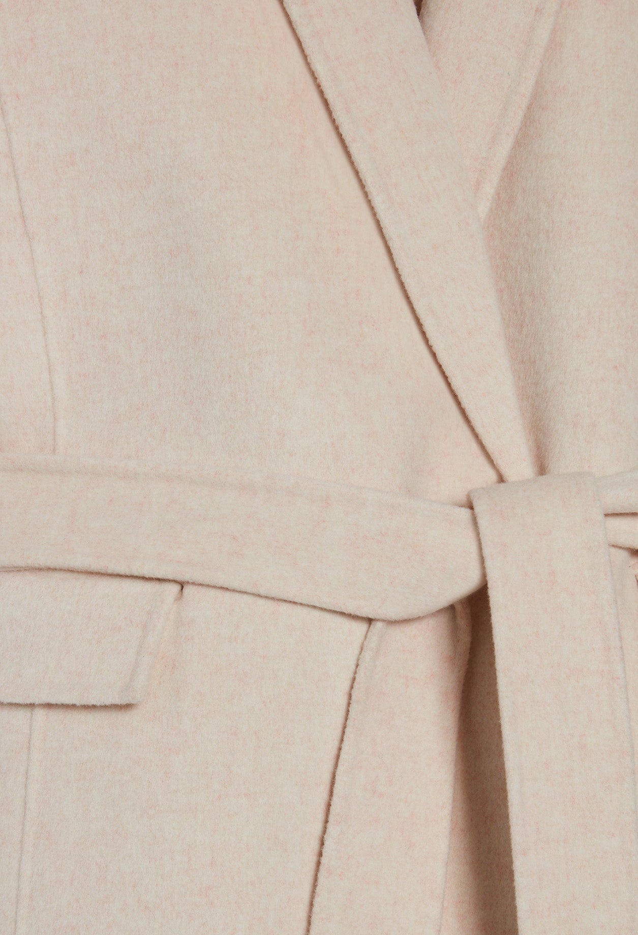 Manteau vanille laine sans manche Faume - seconde main