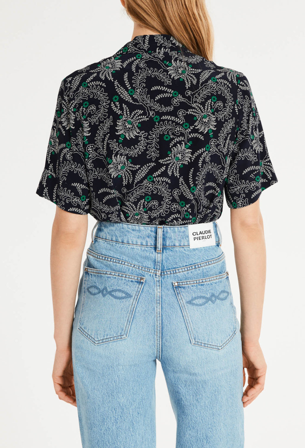 Chemisette imprimée Faume - seconde main