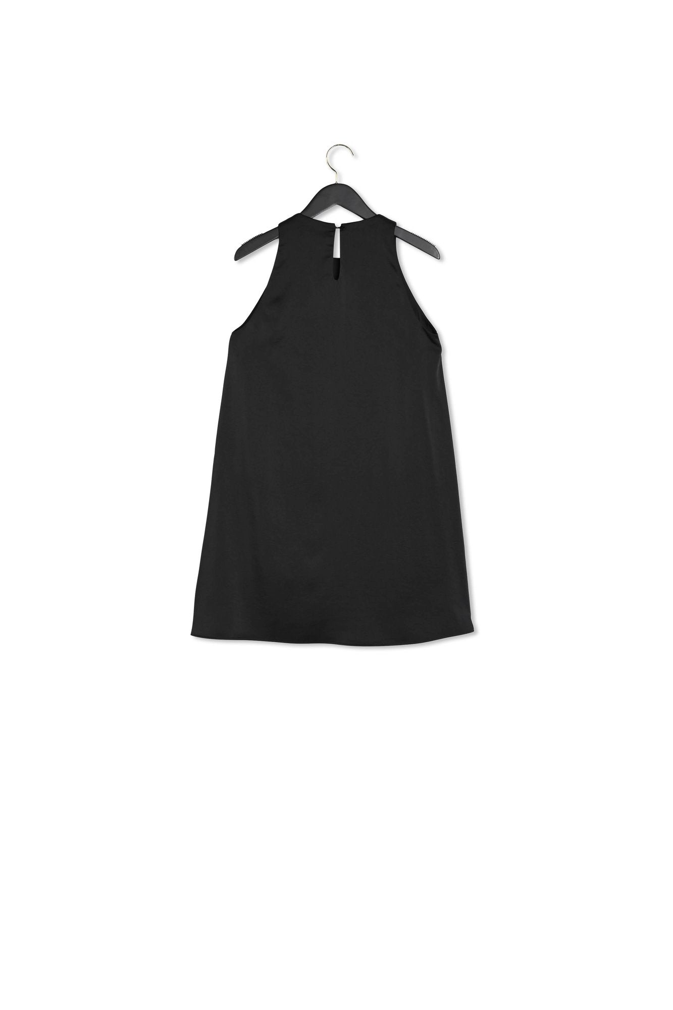 Robe courte boutonnée noire Faume - seconde main
