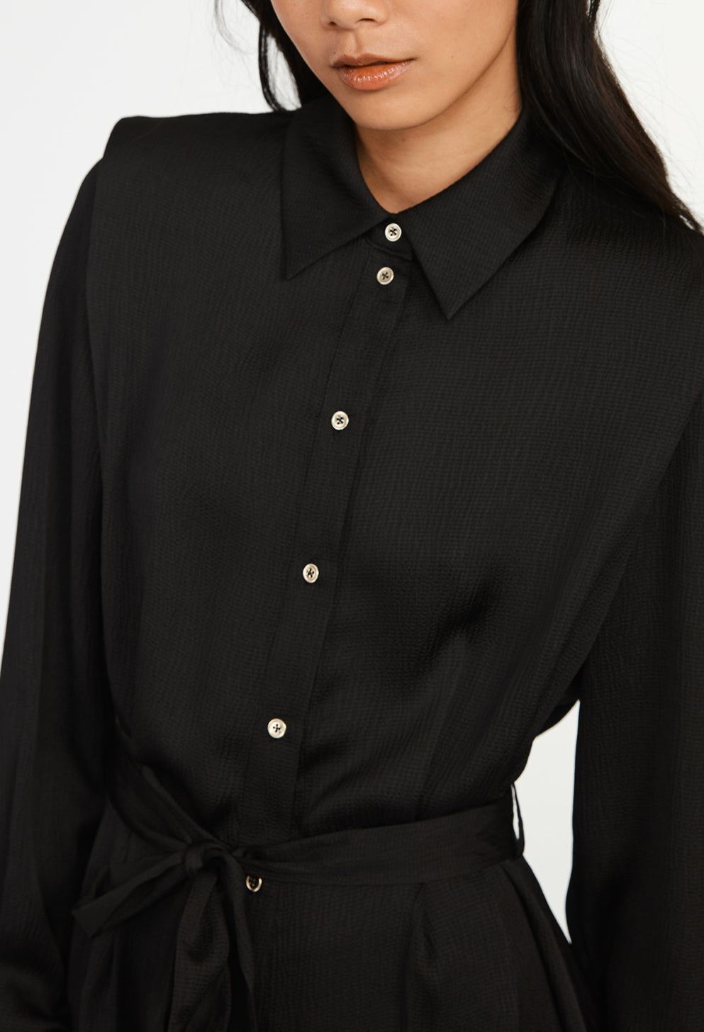 Robe chemise courte ceinturée Faume - seconde main