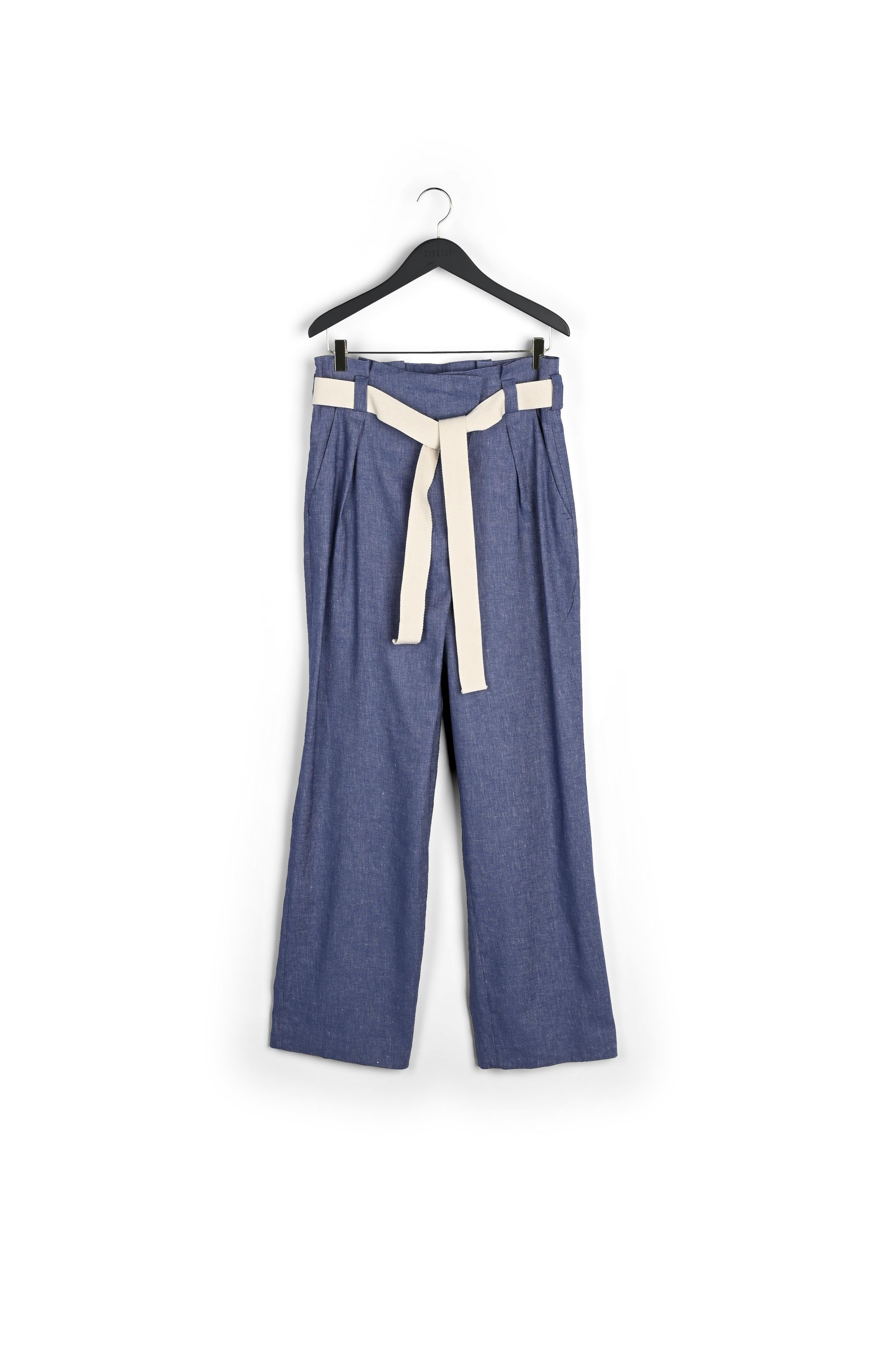 Pantalon paperbag taille haute Faume - seconde main